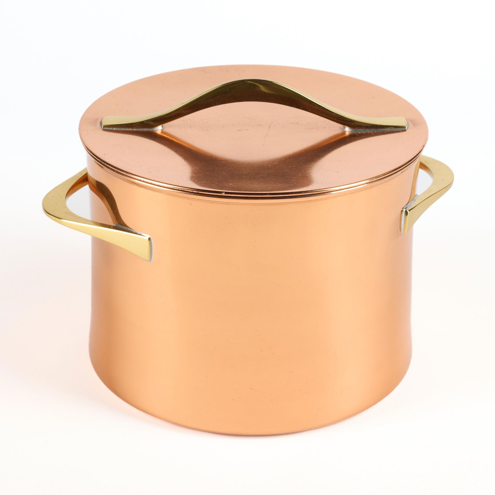 1960s Dansk JHQ Copper & Brass Pot Saucepan (1 of 5)