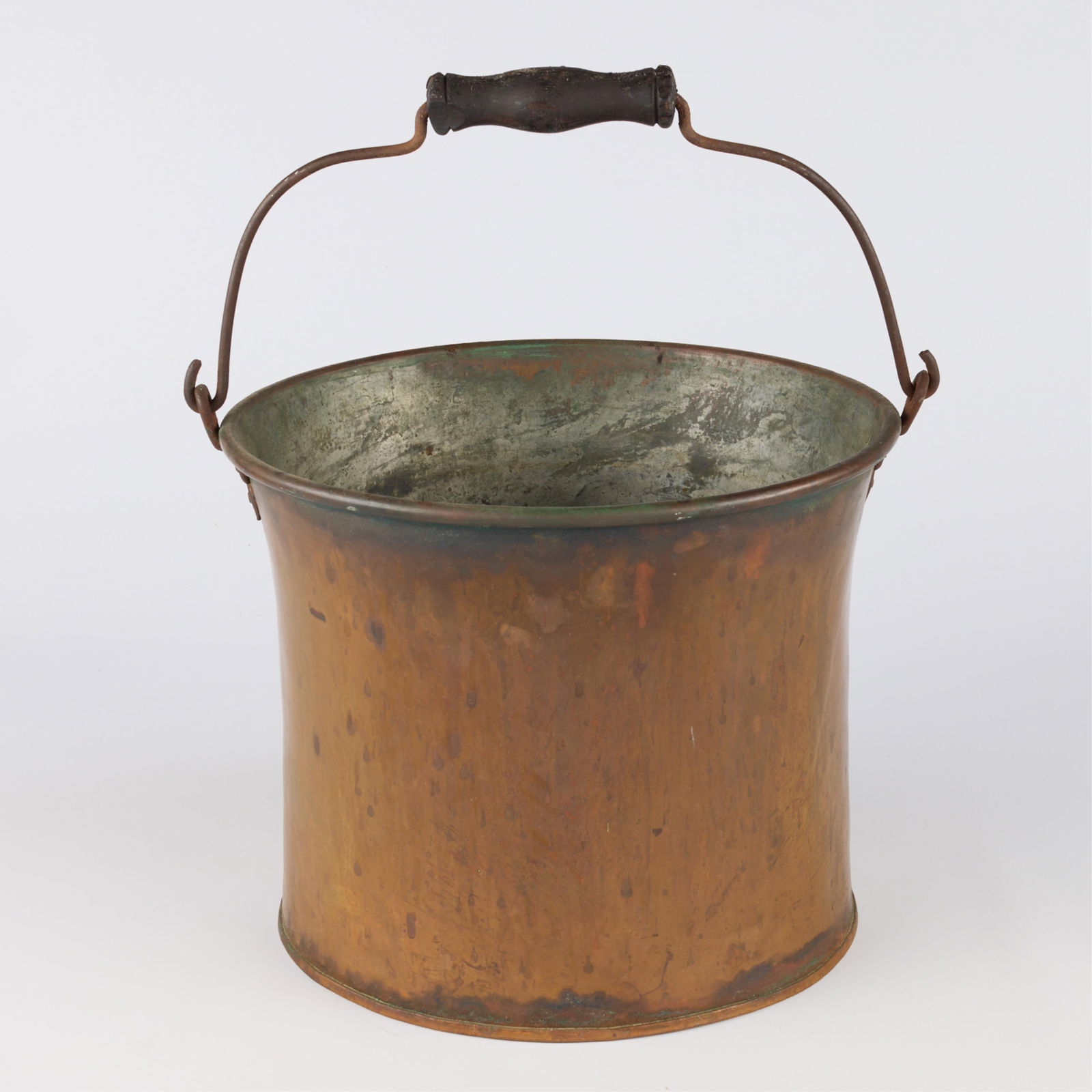 Antique Handwrought Copper Utility Bucket (1 of 3)