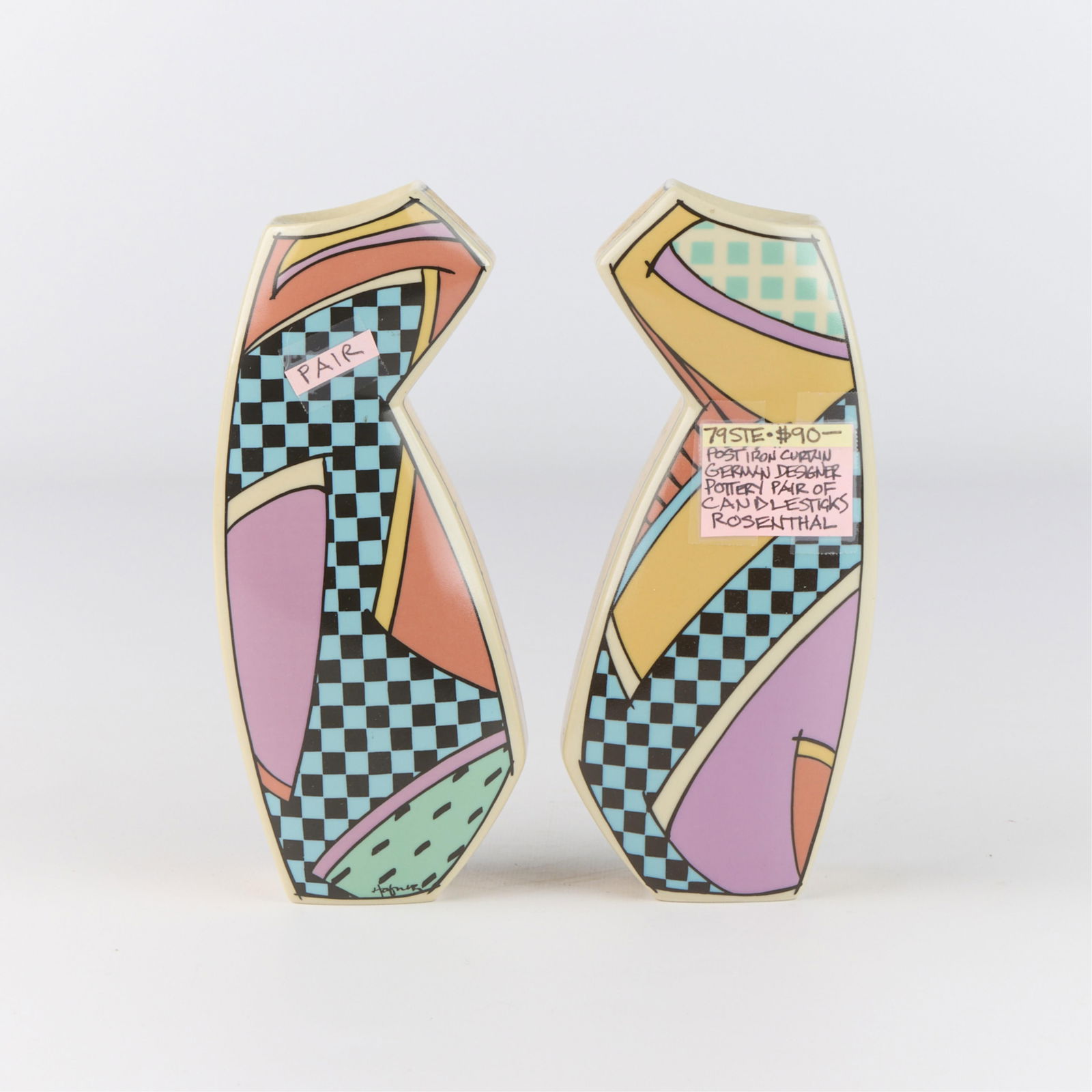 Pr Hafner for Rosenthal "Flash One" Candlesticks - 2