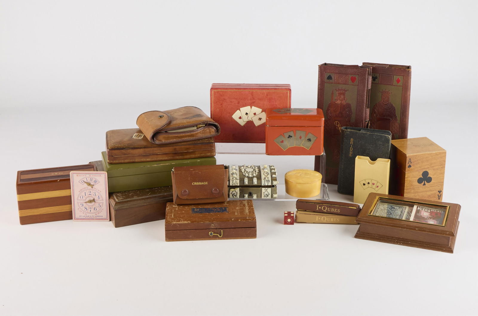 Approx. 60 pcs Vintage Playing Cards, Boxes, & Accessories (1 of 5)