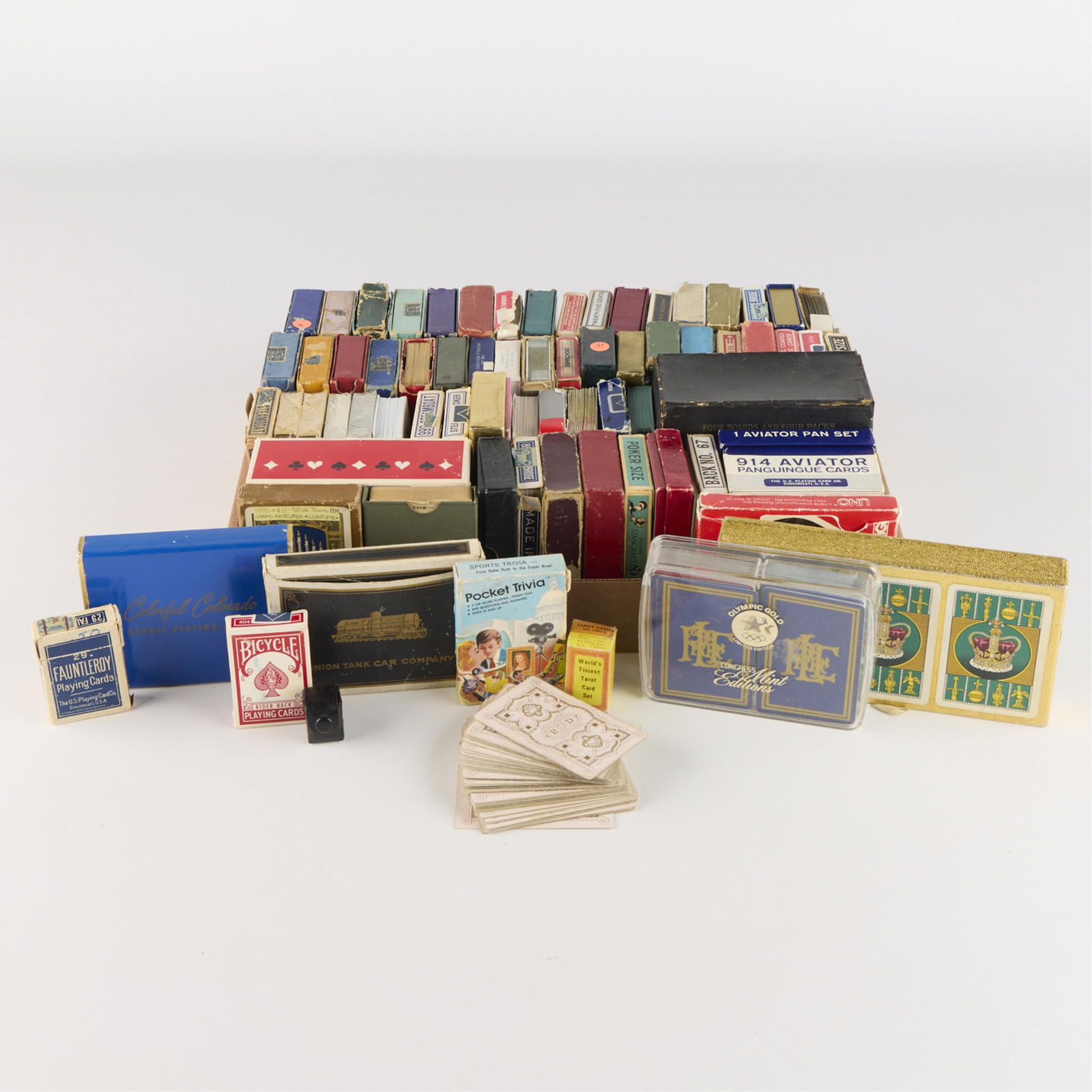 Large Collection Vintage Playing Cards - 90 Decks (1 of 2)