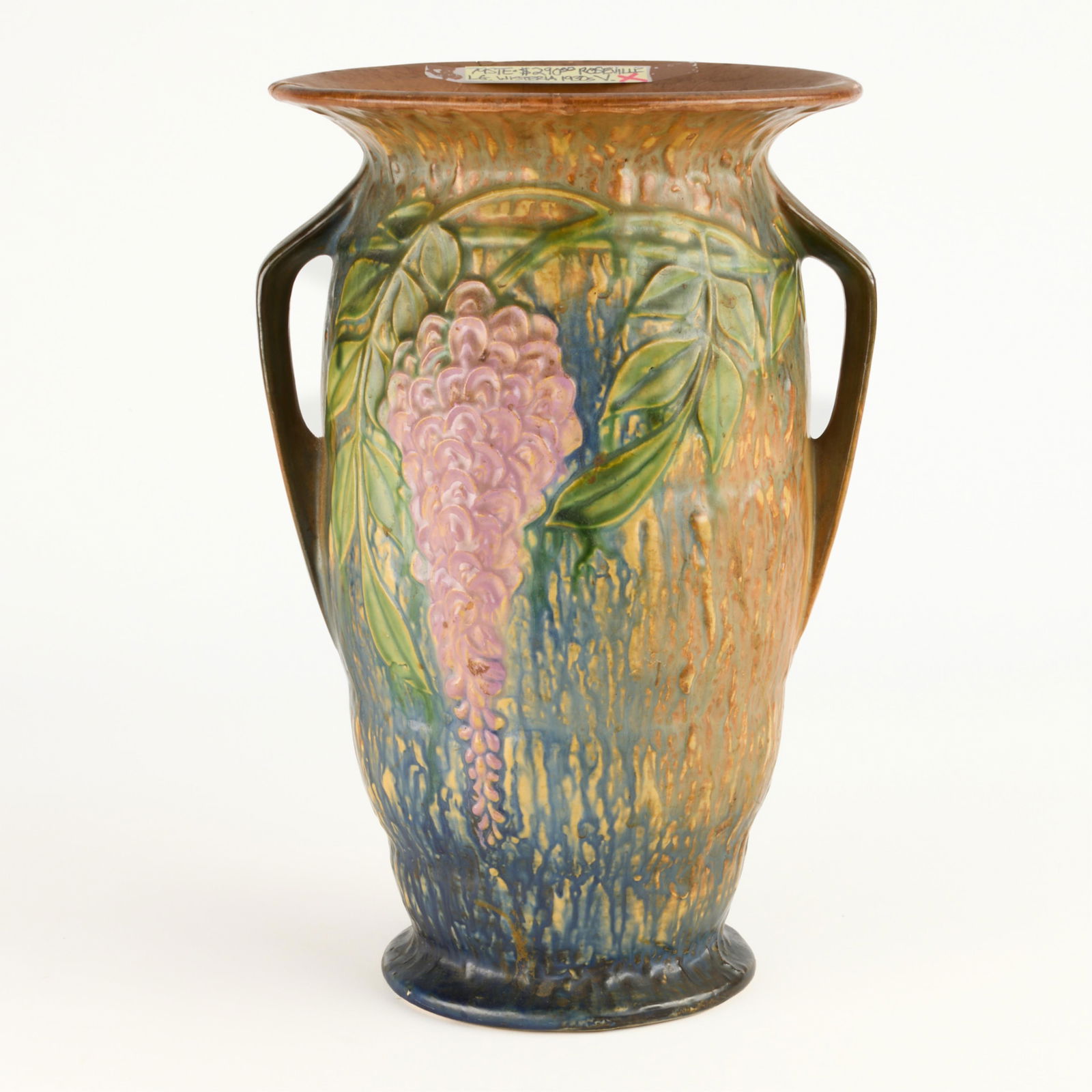 Roseville Art Pottery "Wisteria" Vase - Damaged (1 of 5)