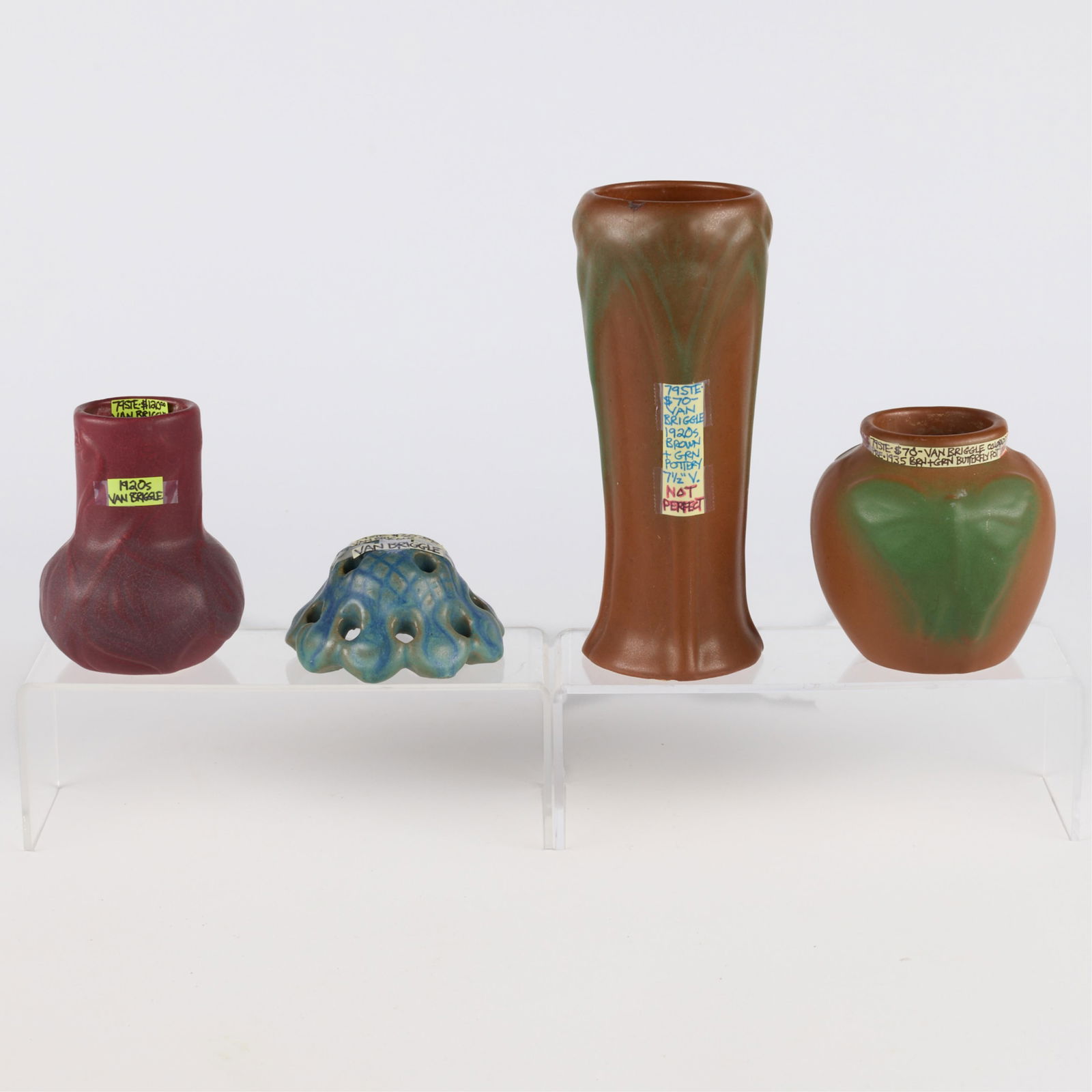 4 Pcs Early 20th c. Van Briggle Art Pottery (1 of 11)