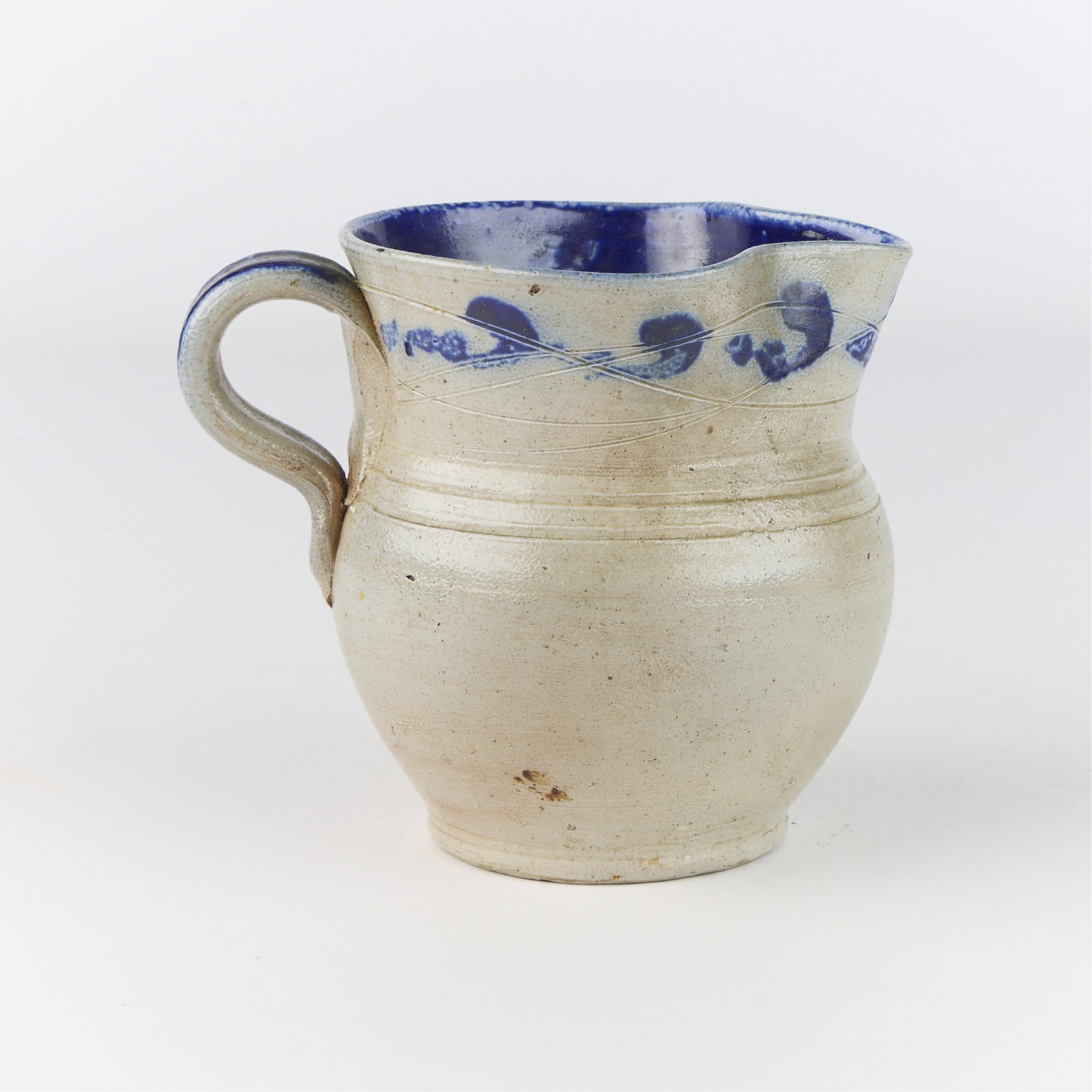 Vintage Jugtown Ware Pottery Salt Glazed Pitcher (1 of 4)