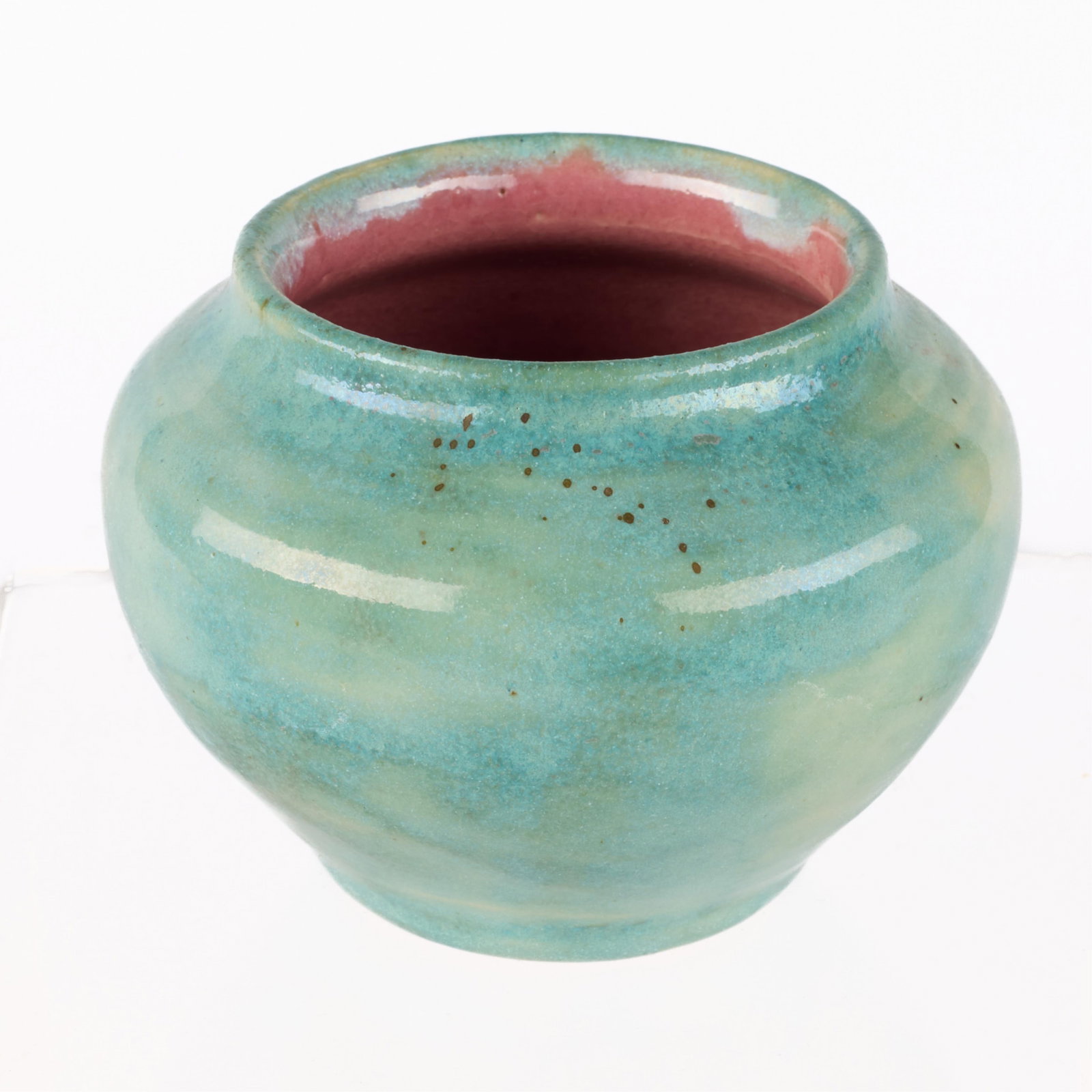 Pisgah Forest Pottery Arts & Crafts Mottled Vase (1 of 3)