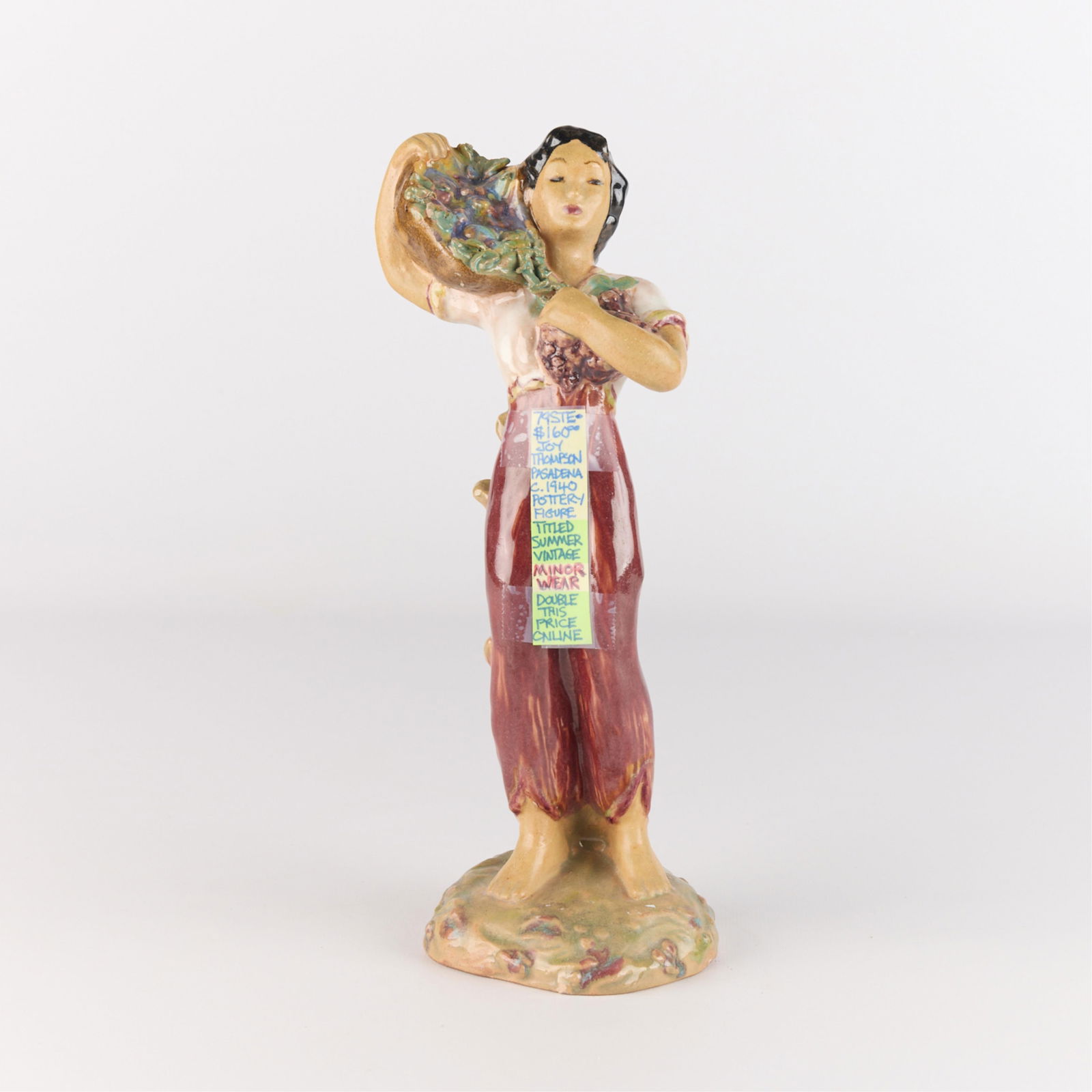 Joy Thompson Ceramic "Summer" Pasadena Figurine (1 of 5)
