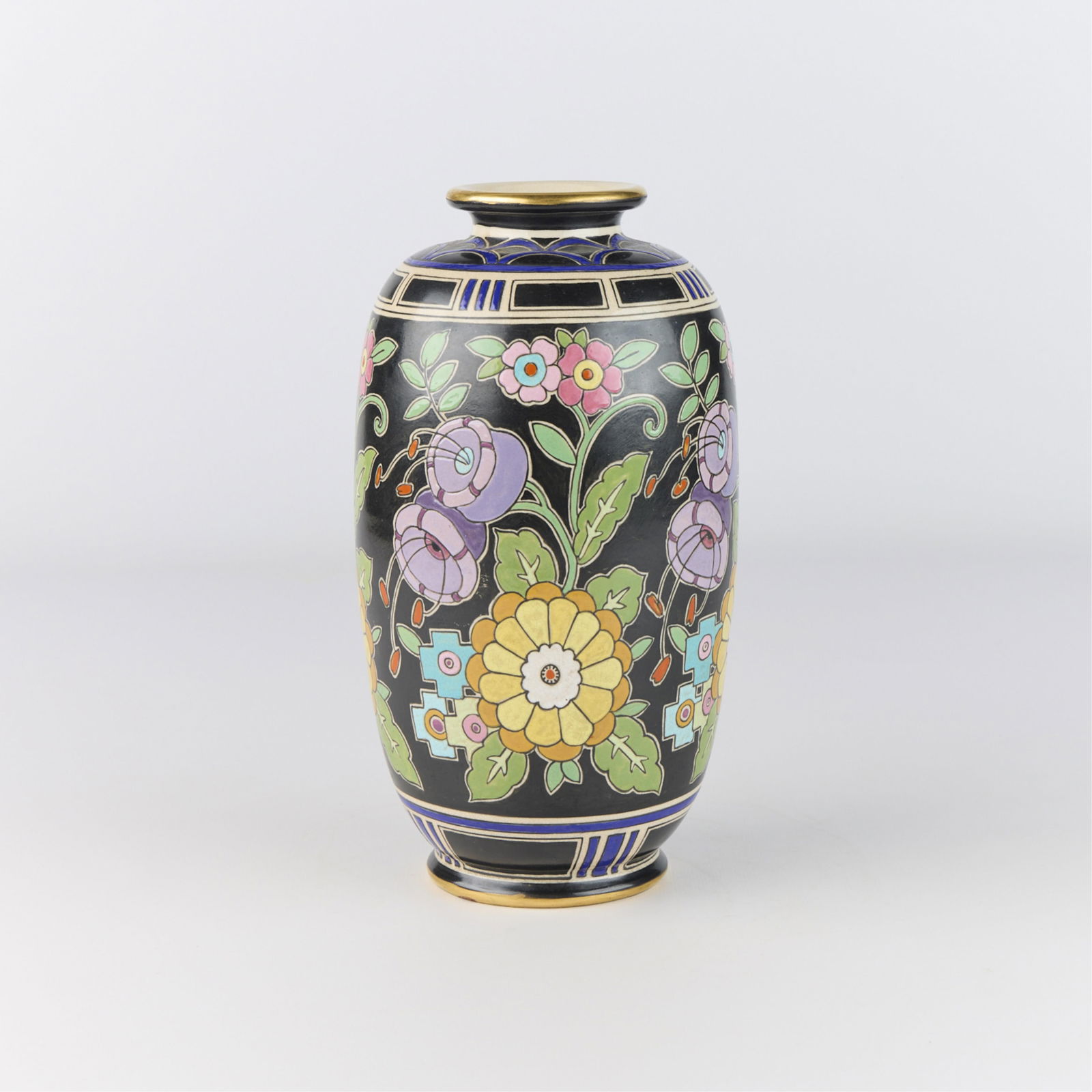 Wiard Studios Art Deco Ceramic Floral Vase (1 of 4)