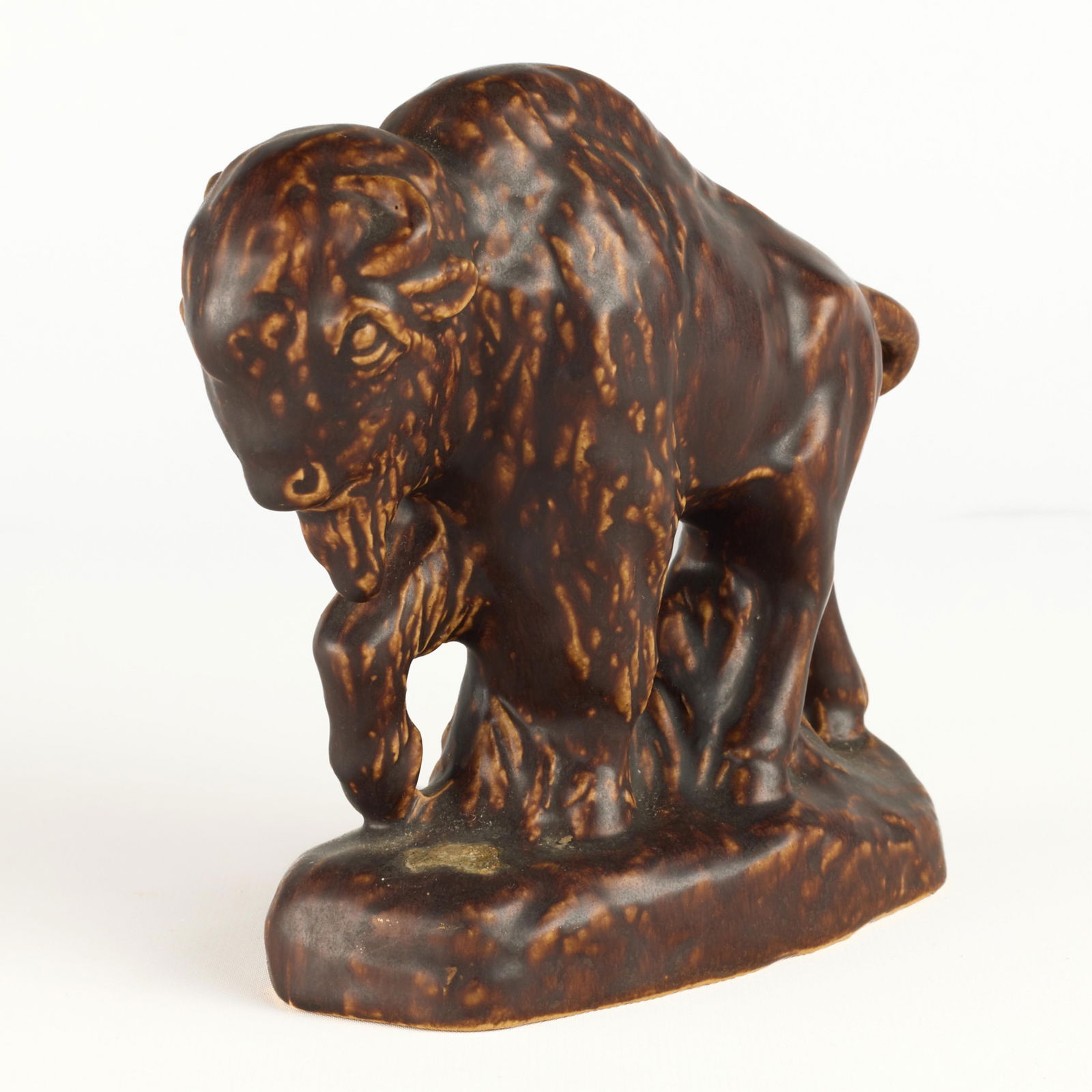 Rosemeade Art Pottery Buffalo Bison Figurine (1 of 4)