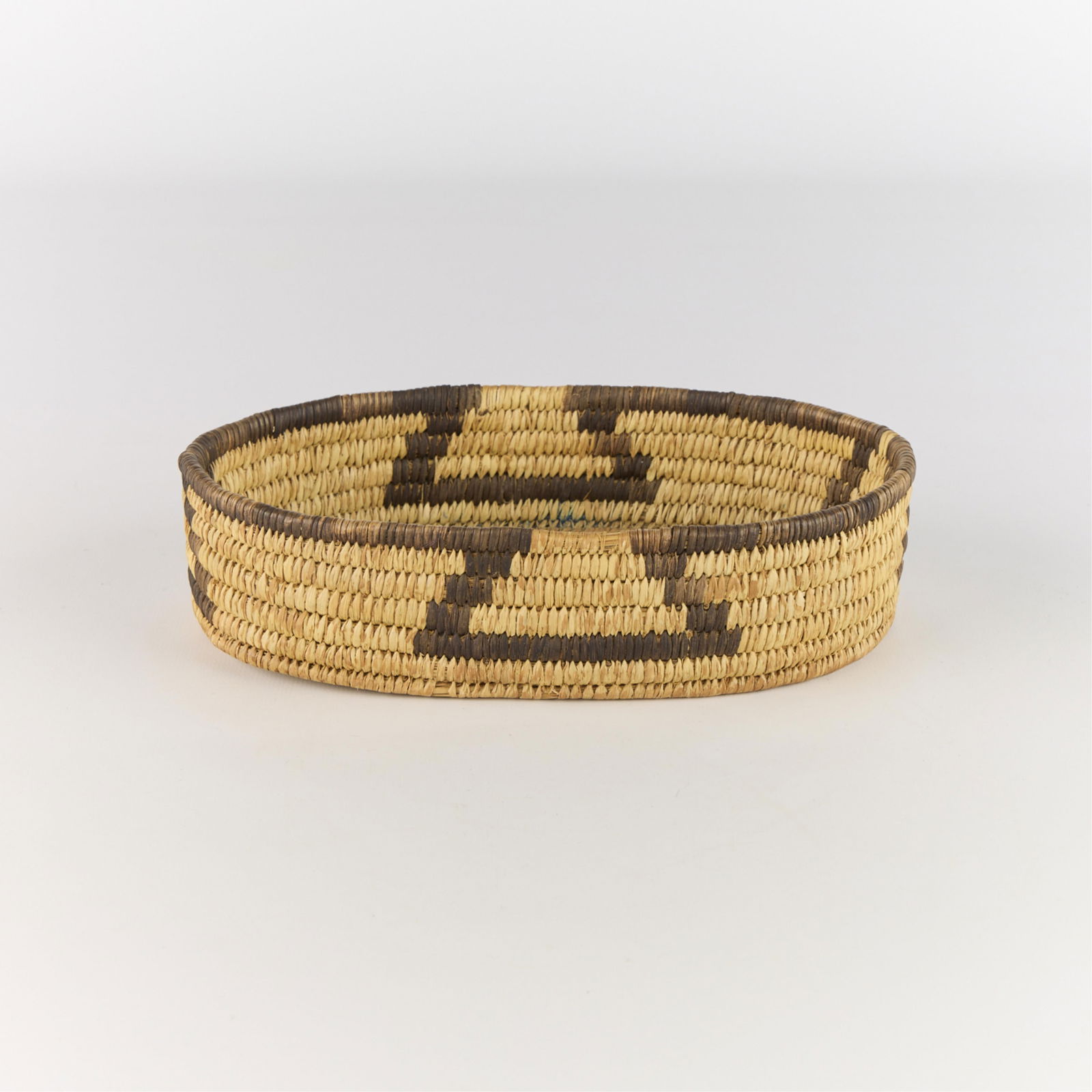 Small Native American Papago or Pima Woven Coil Basket (1 of 5)