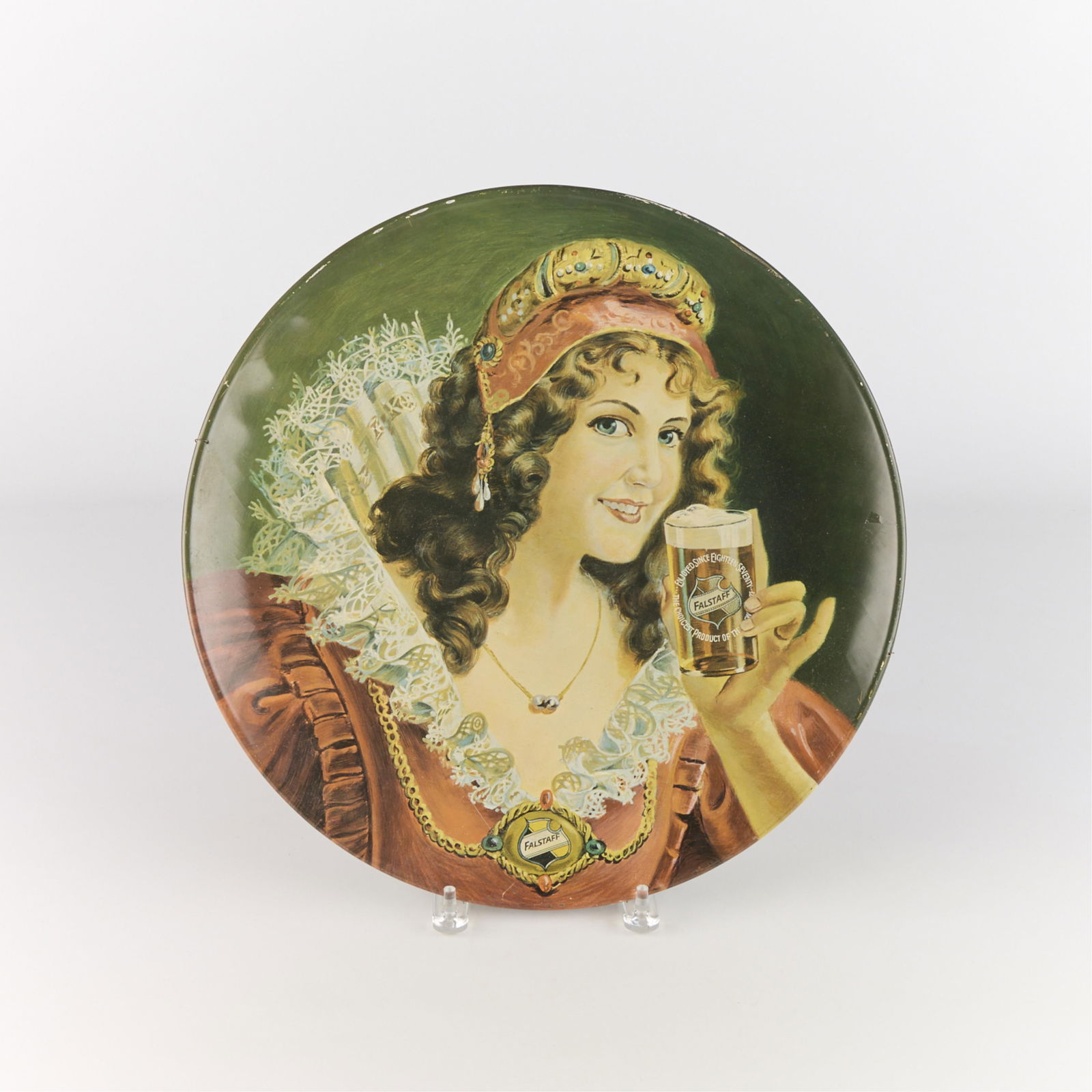 Vintage Falstaff Brewing Co. Beer Advertising Tray (1 of 3)