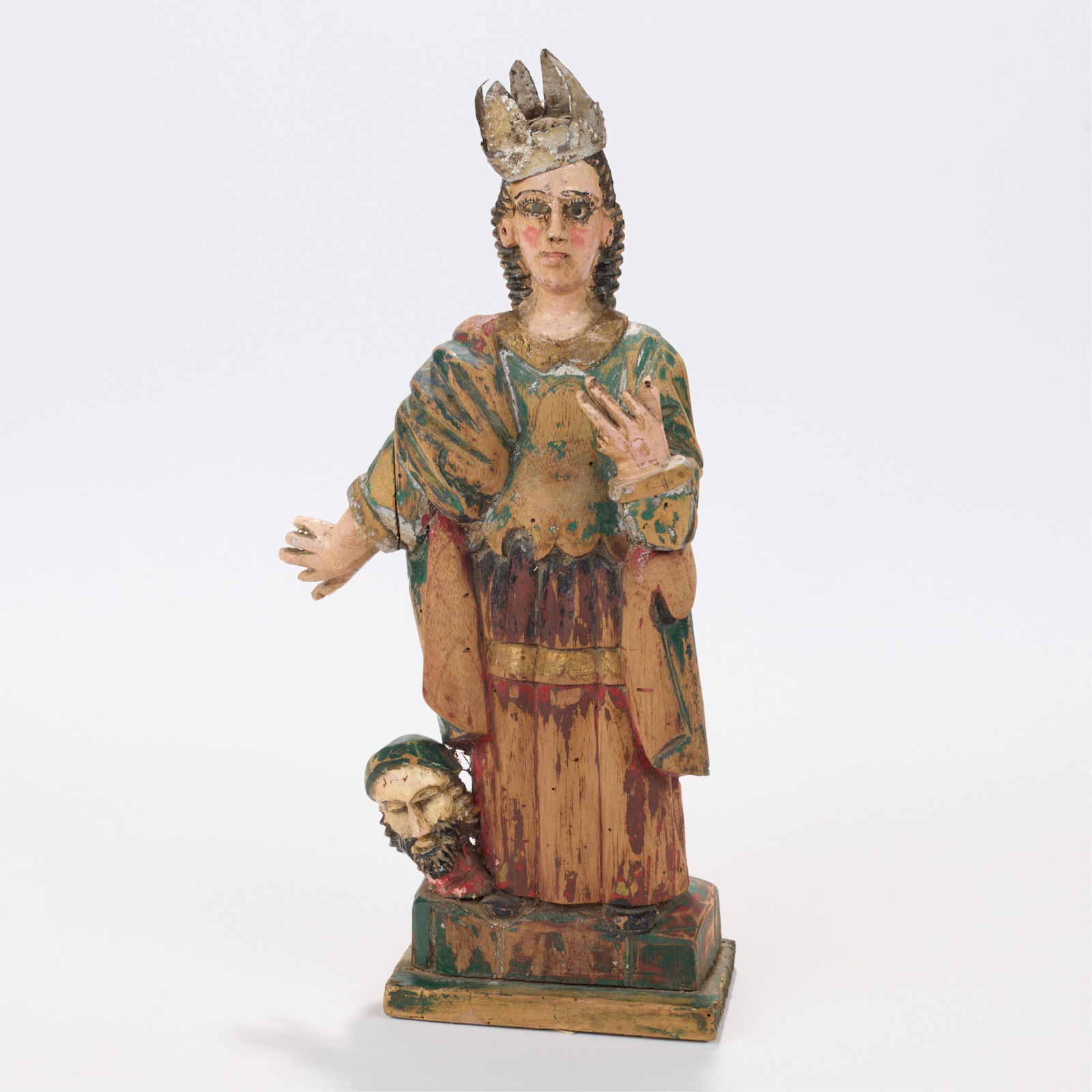 1880 Saint Catherine of Alexandria Santos Figurine (1 of 6)