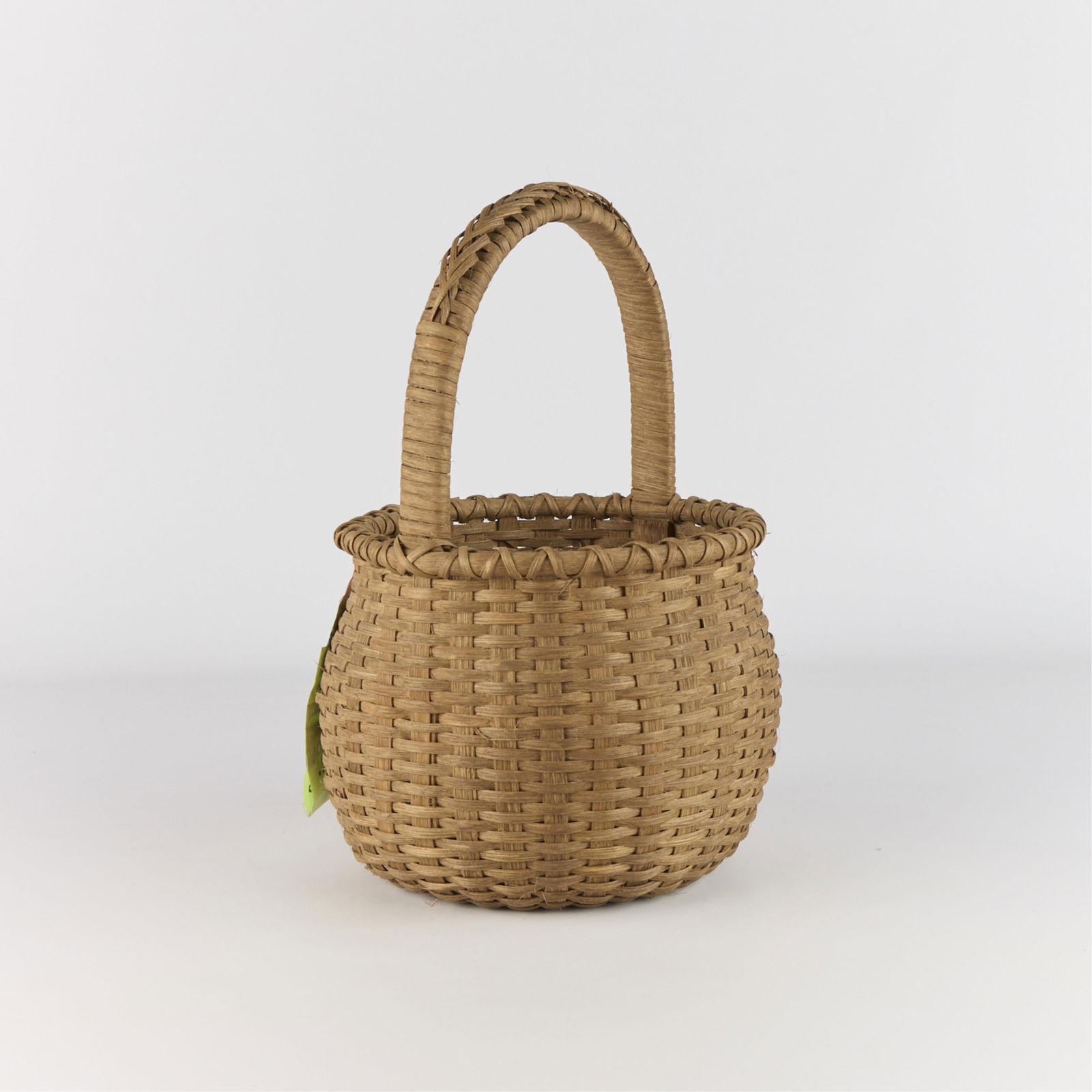 Lrg American Woven Splint Harvest Basket (1 of 4)