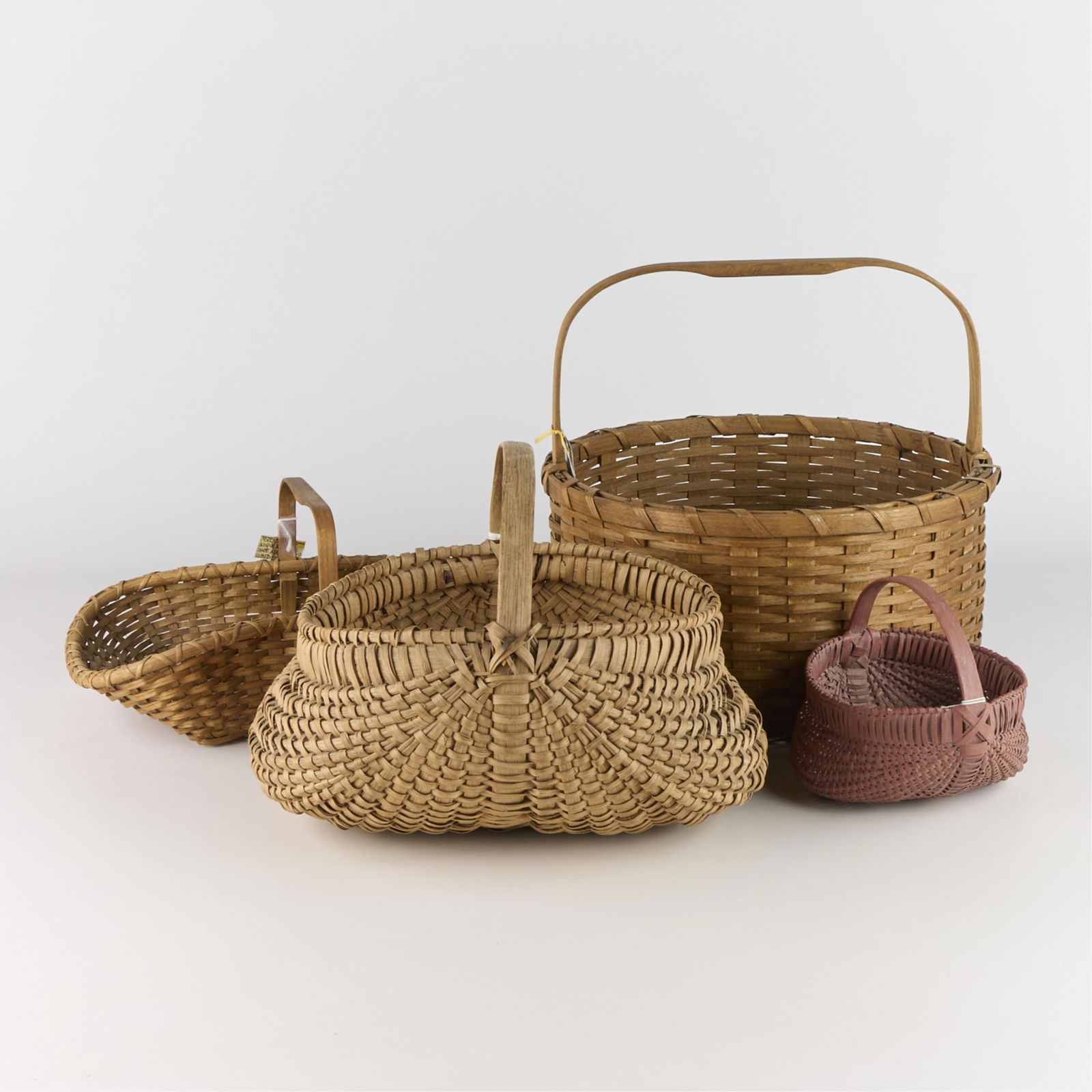 4 American Buttocks Style & Basketville Woven Baskets (1 of 4)