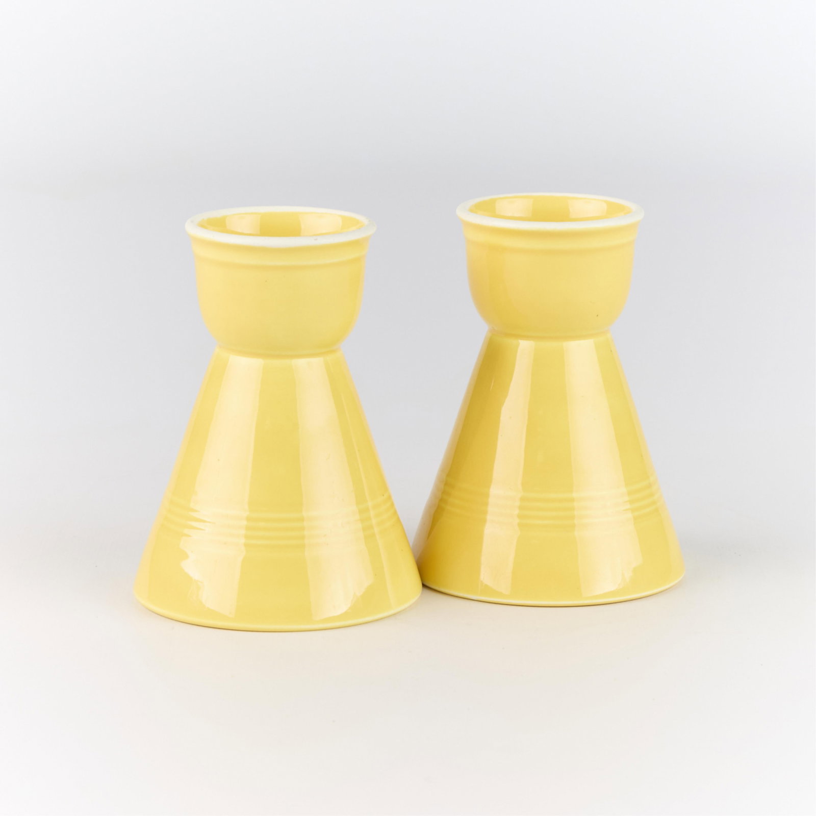 Pr Homer Laughlin "Harlequin" Fiesta Ware Egg Cups (1 of 3)