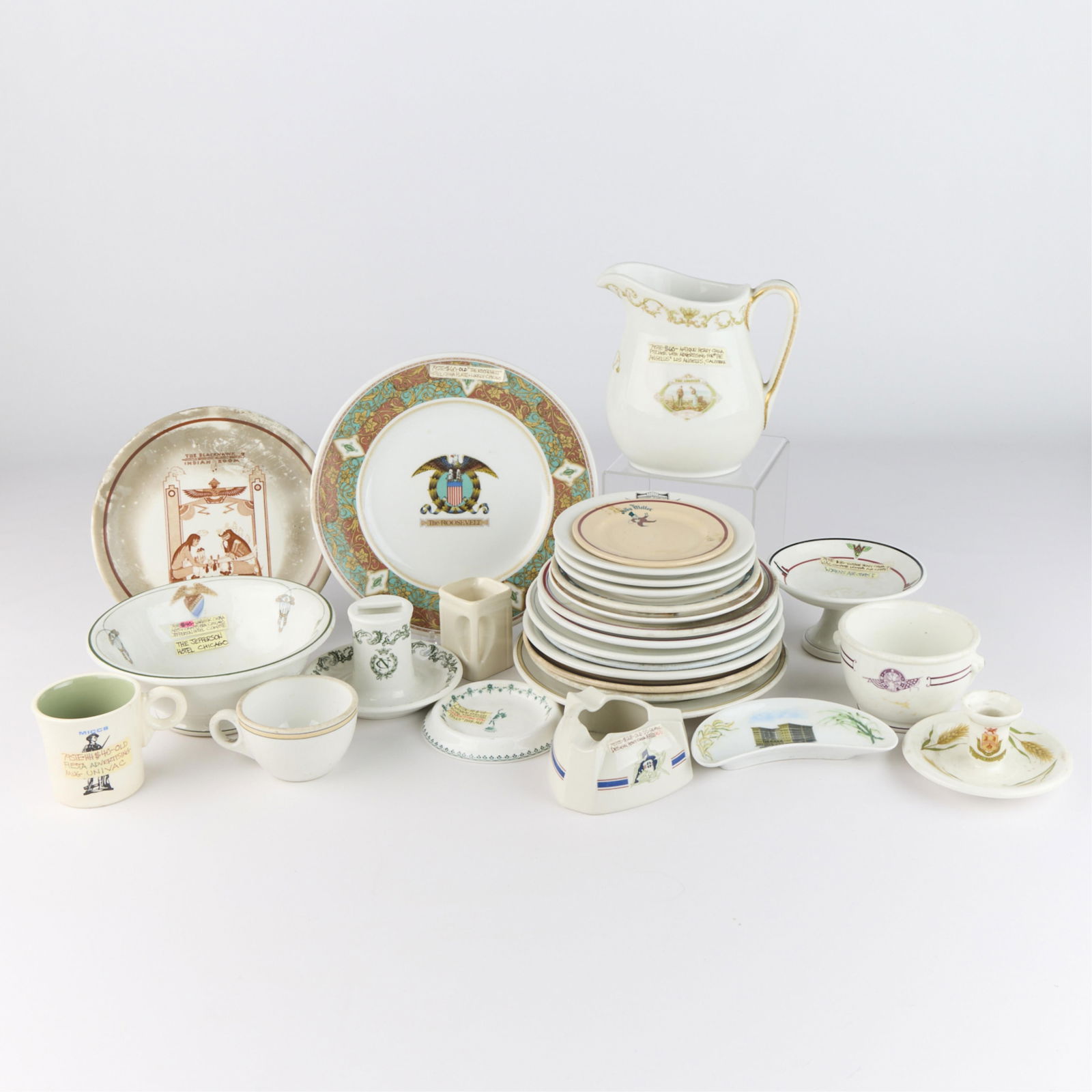 29 Restaurantware Vitrified Porcelain Dishes (1 of 6)