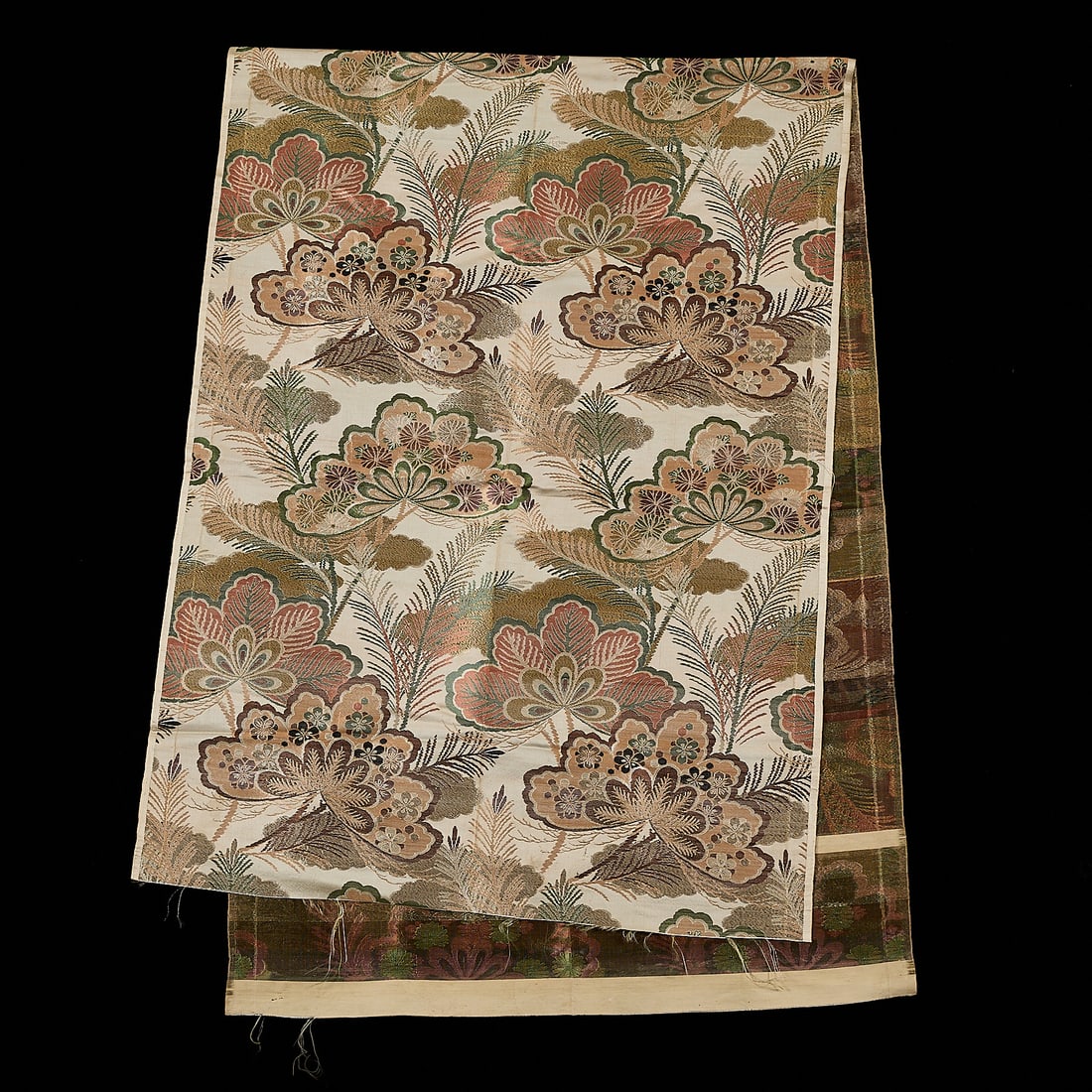 6 Ft Japanese Brocade Silk Fabric (1 of 3)