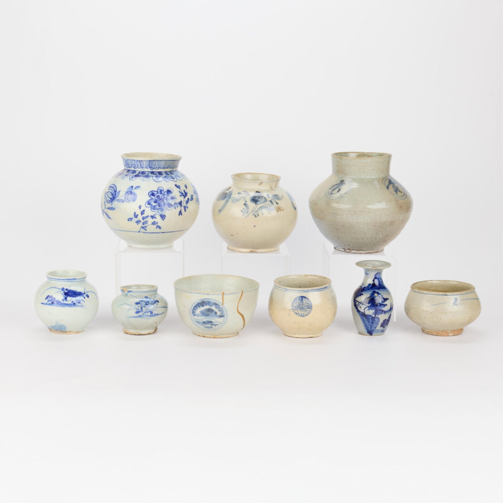 9 Korean Ceramic Bowls, Vases, & Vessels (1 of 4)