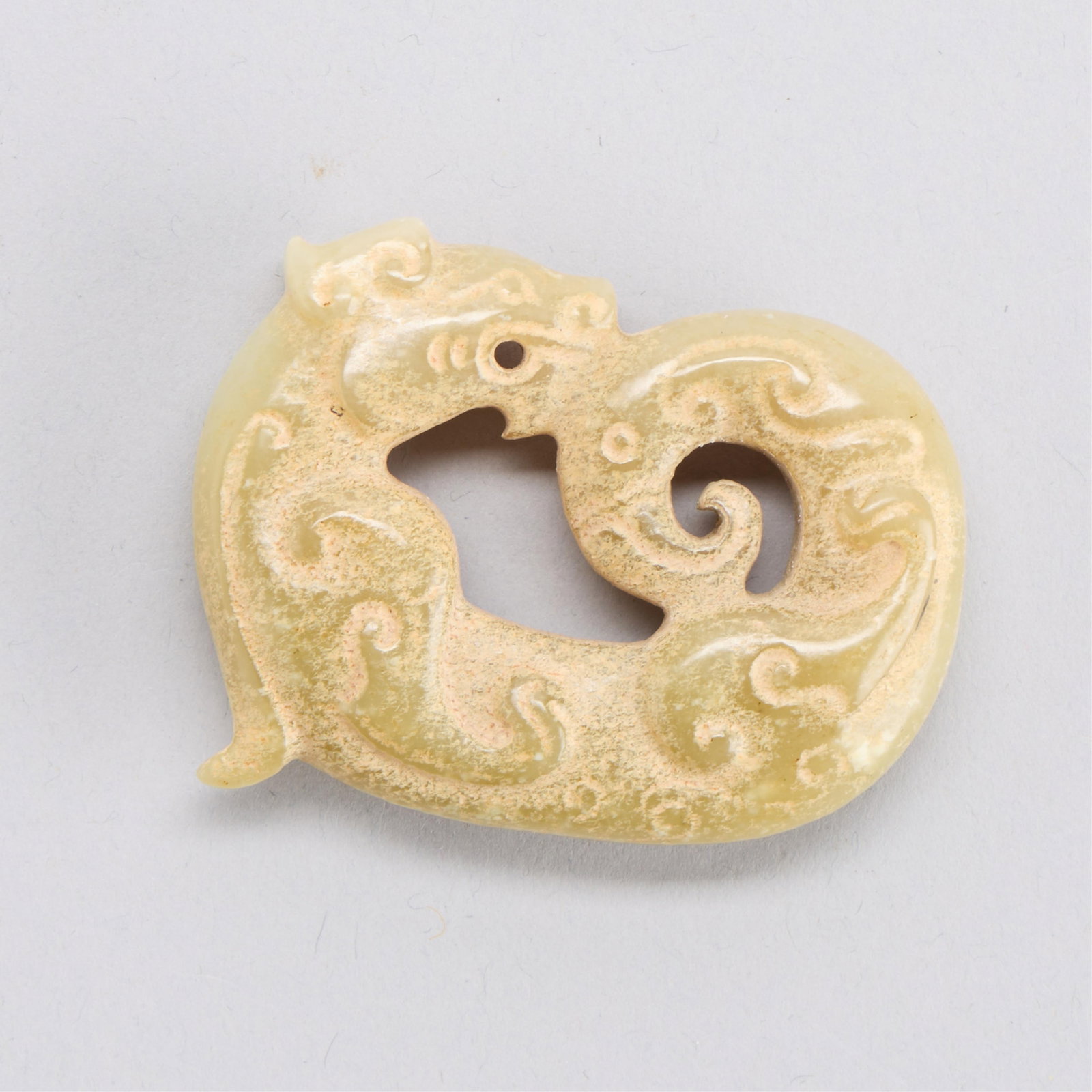 Chinese Jadeite Dragon Carving (1 of 3)