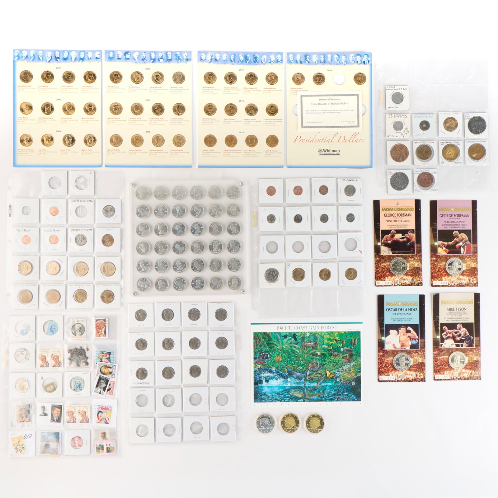 126 Pcs Collection Misc. Presidential & Other Coins (1 of 6)