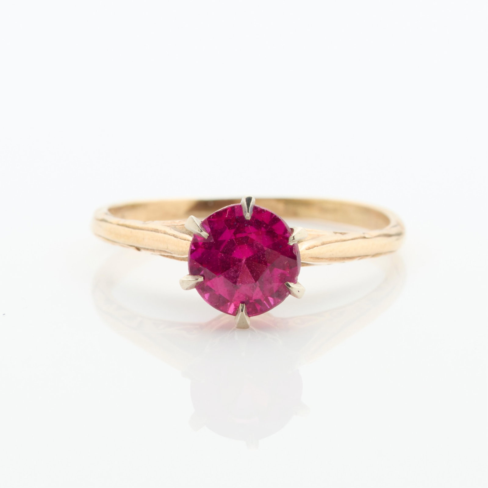 14k Gold & Sapphire Antique Ring (1 of 6)