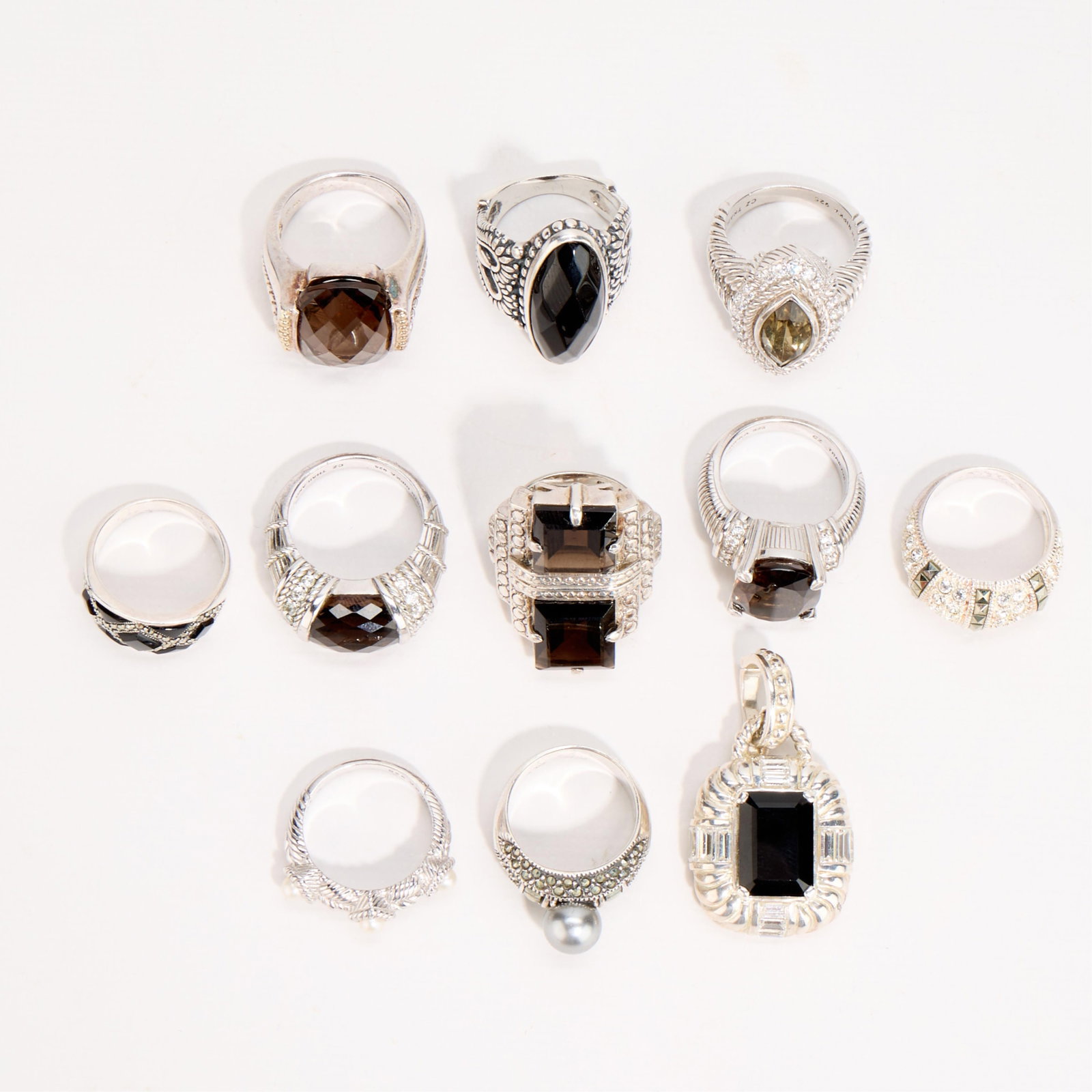 Sterling 925 Rings & 1 Pendant (1 of 4)