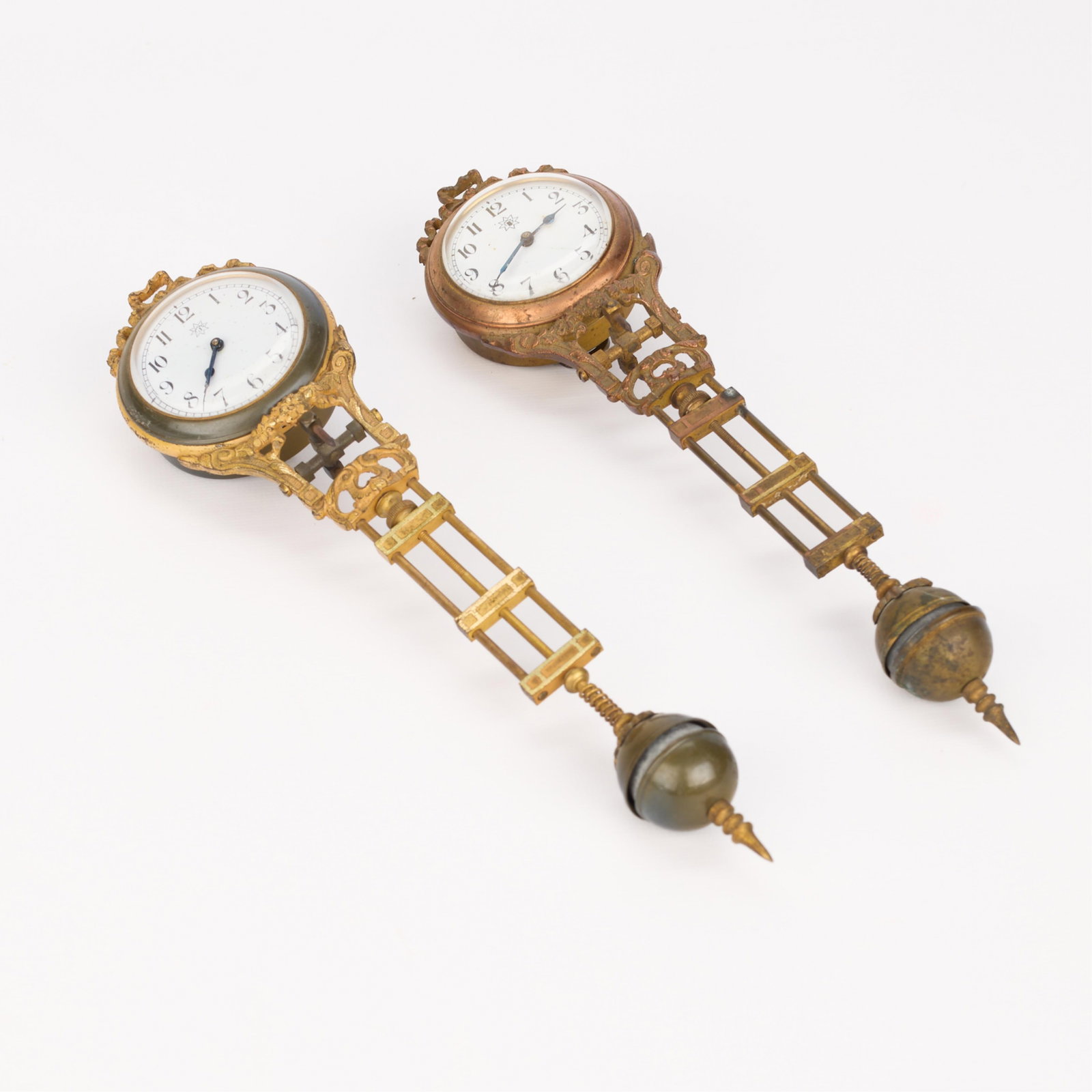 2 Antique Junghans Swing Arm Pendulum Clocks - 2