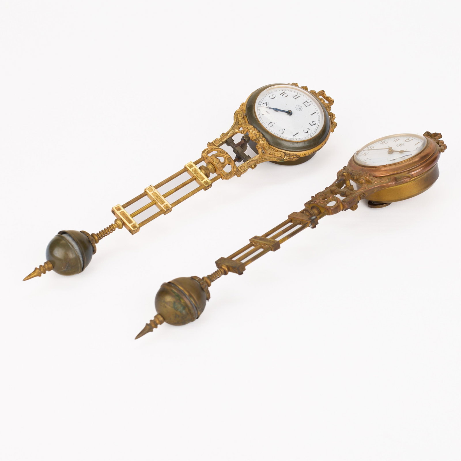 2 Antique Junghans Swing Arm Pendulum Clocks - 3