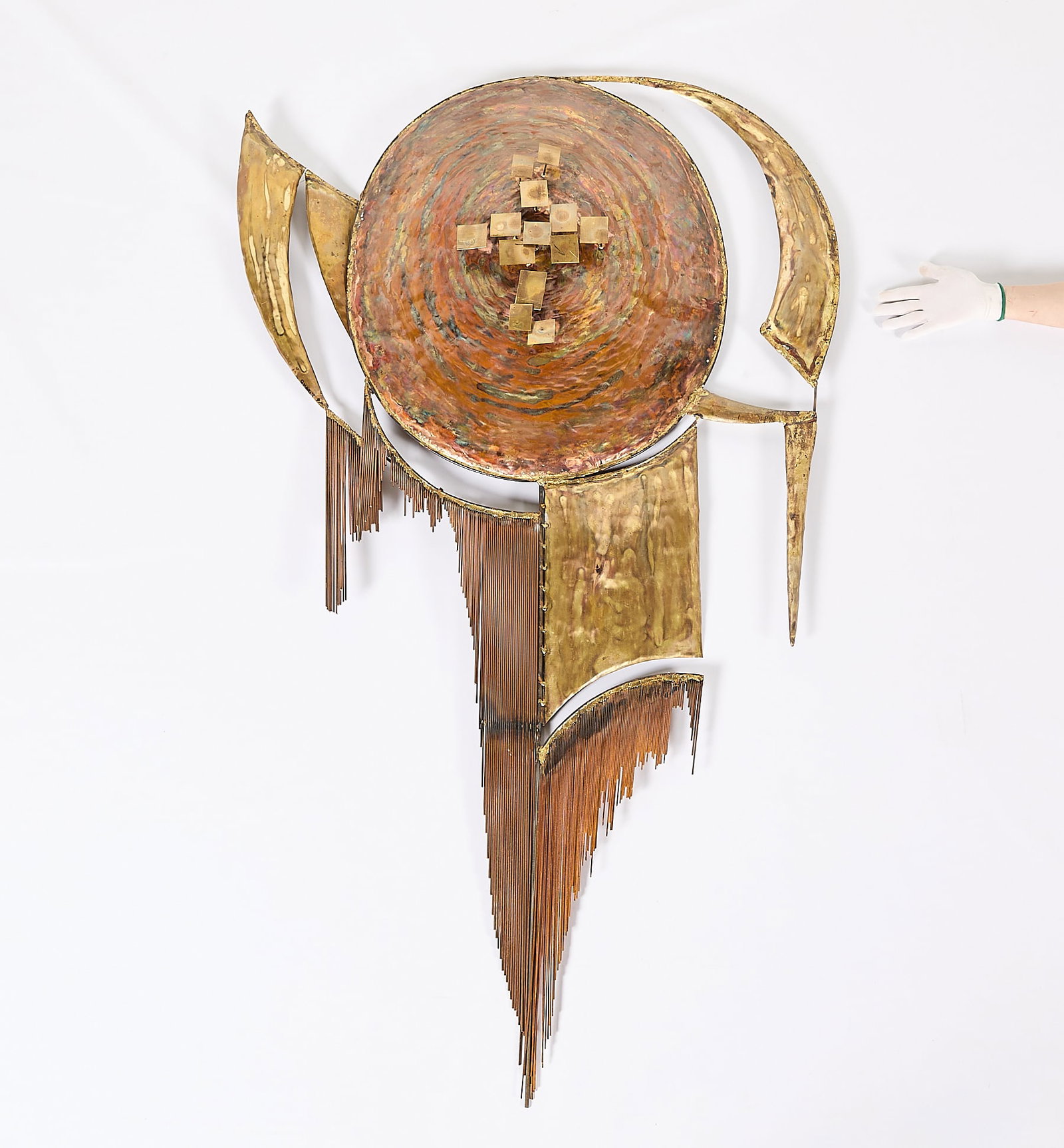 Vintage MCM Metal Wall Sculpture (1 of 6)