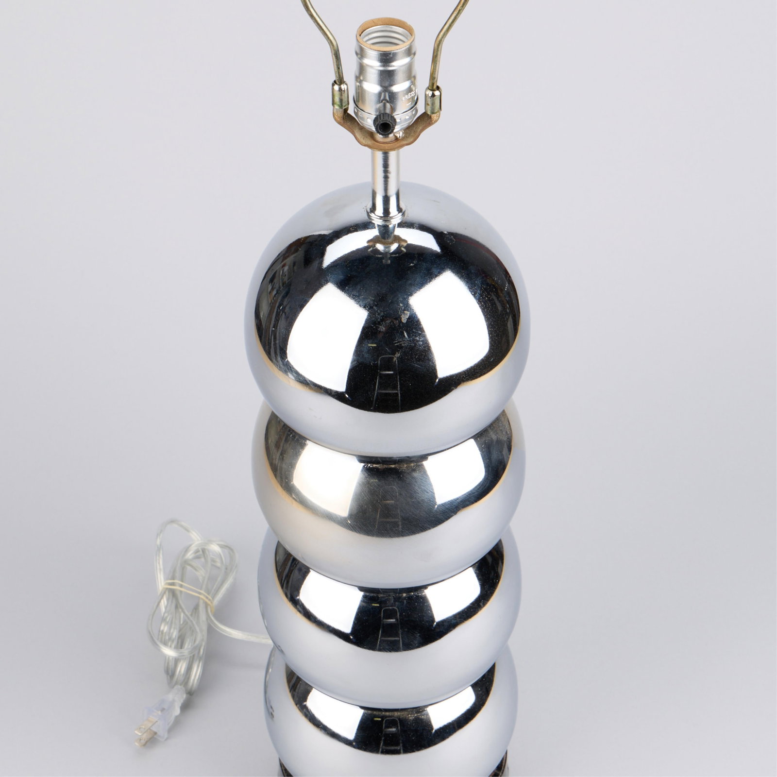 MCM Chrome Bubble Table Lamp - 2