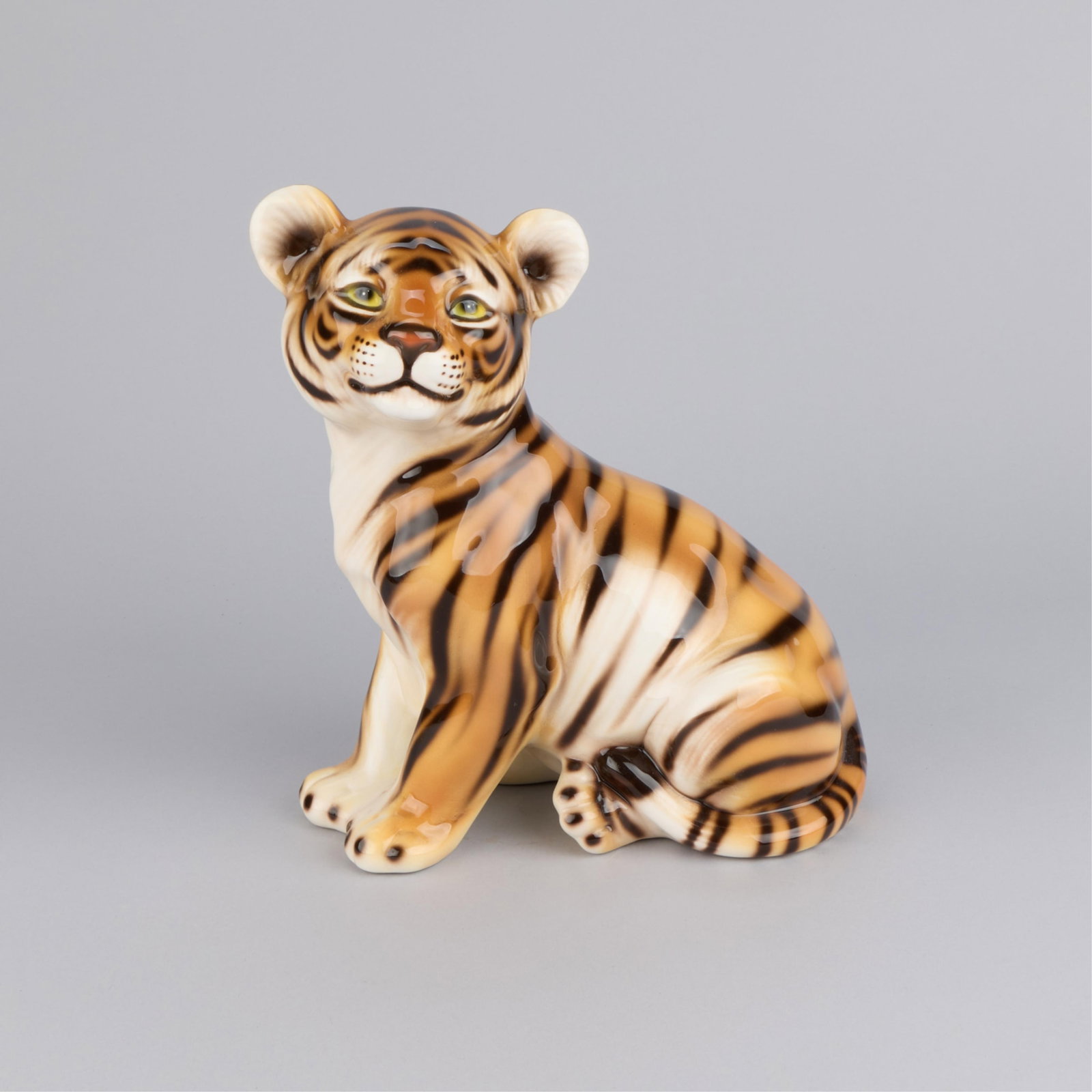 Italian Ceramic Tiger Cub (1 of 4)