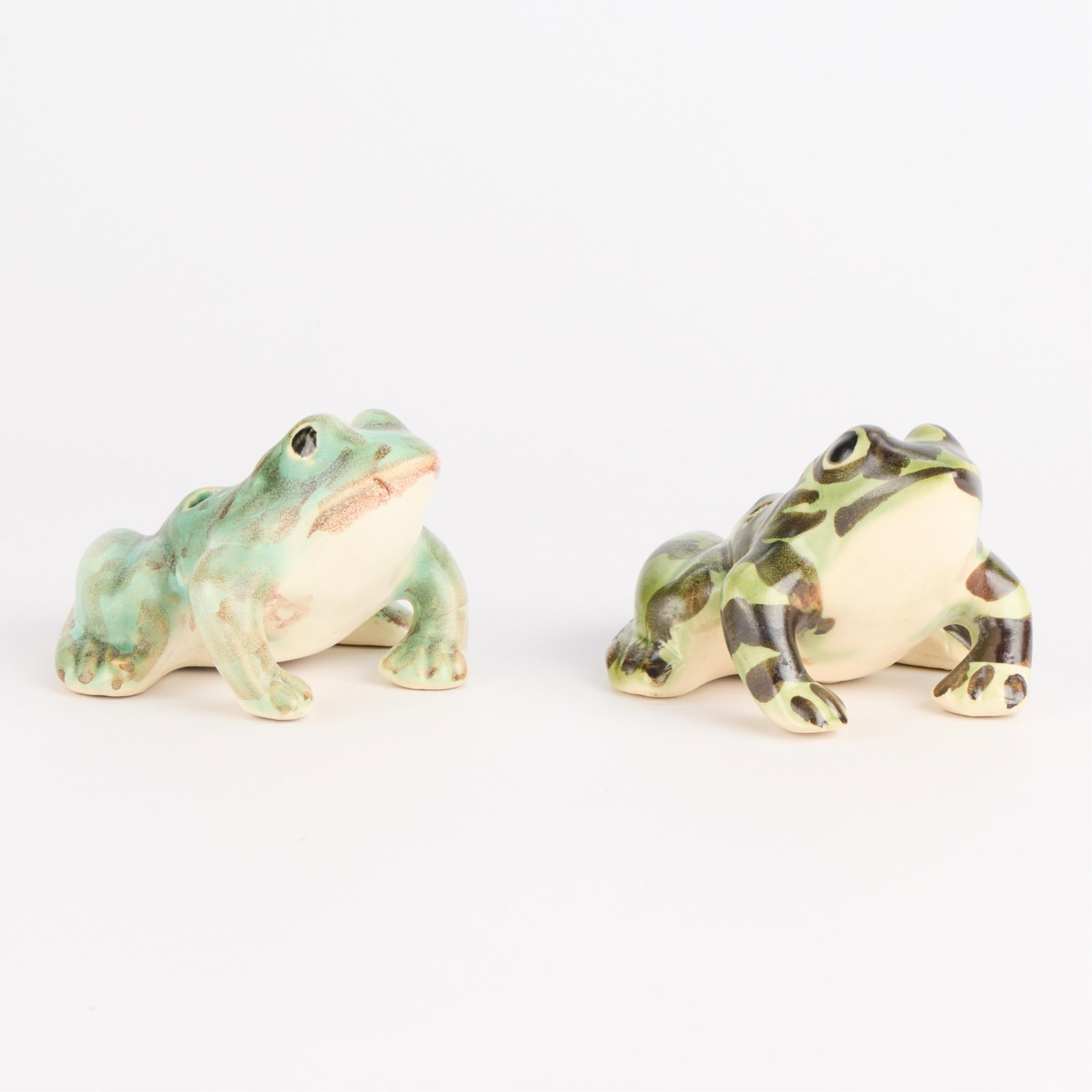 2 Brush-McCoy Art Pottery Flower Frogs (1 of 6)