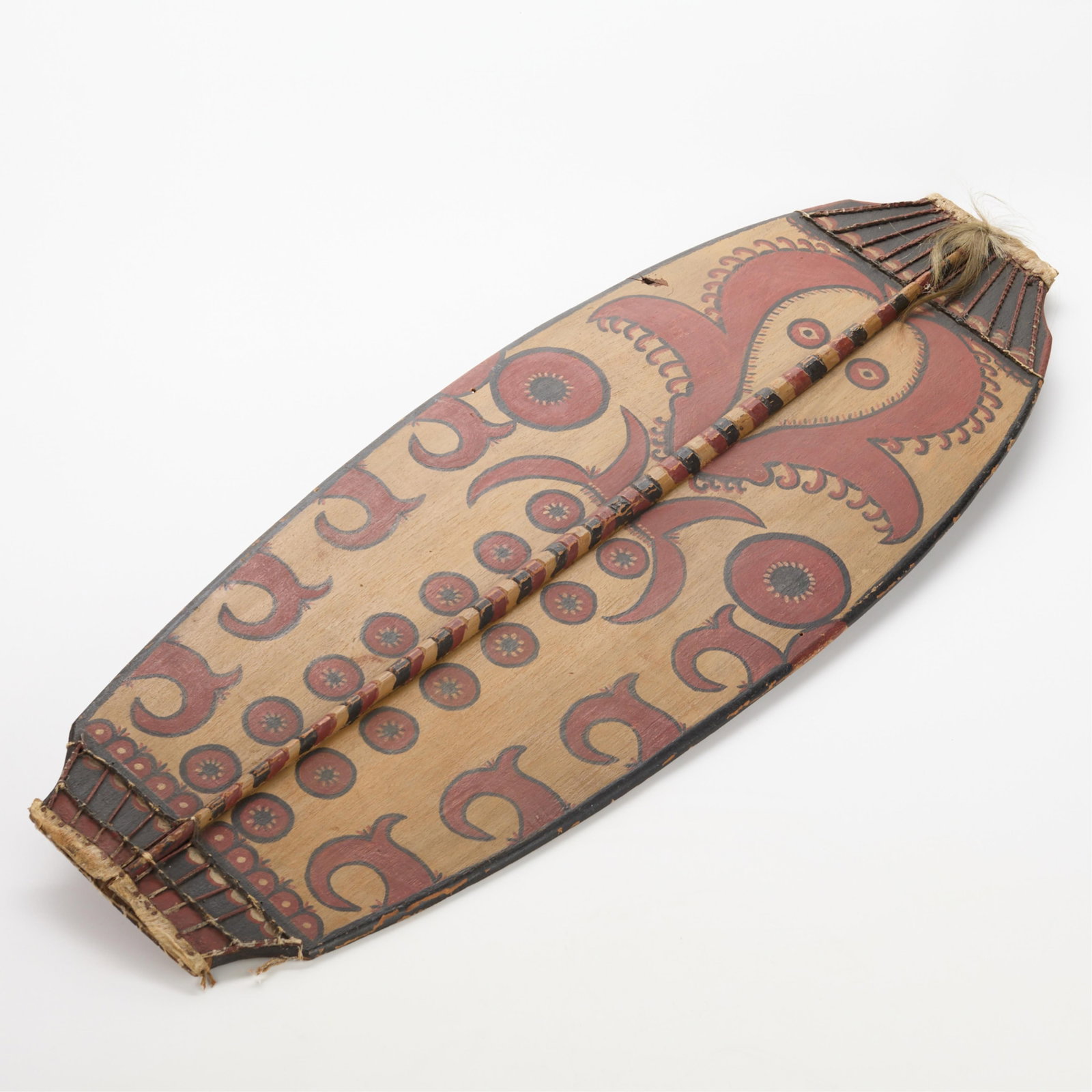 Western PNG Asmat Indonesian Wooden War Shield (1 of 4)