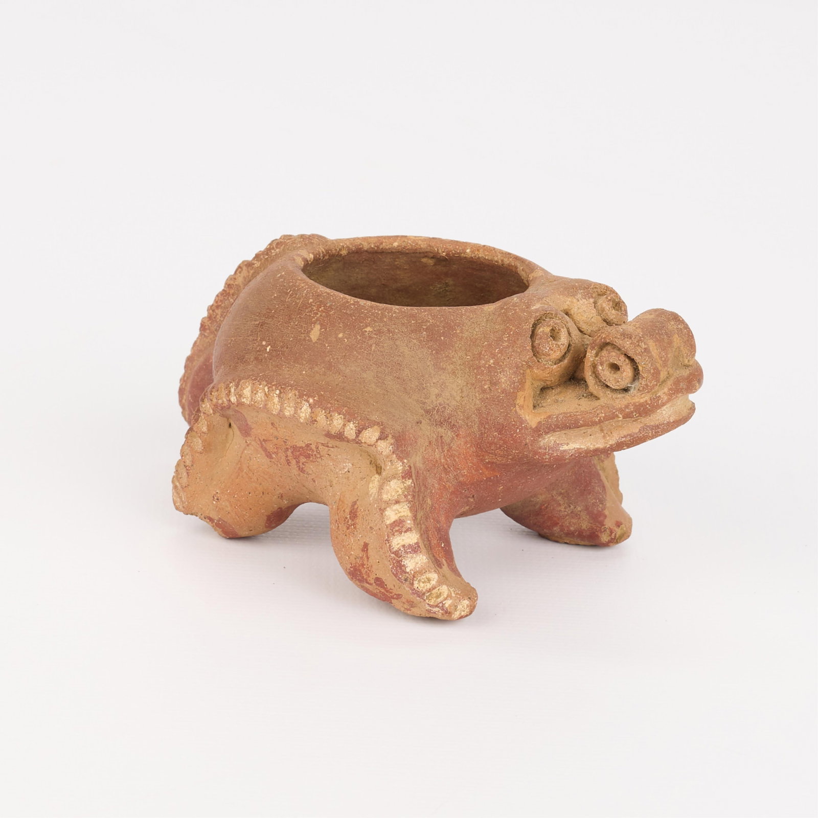 Pre-Columbian Ceramic Zoomorphic Tripod Vessel (1 of 5)