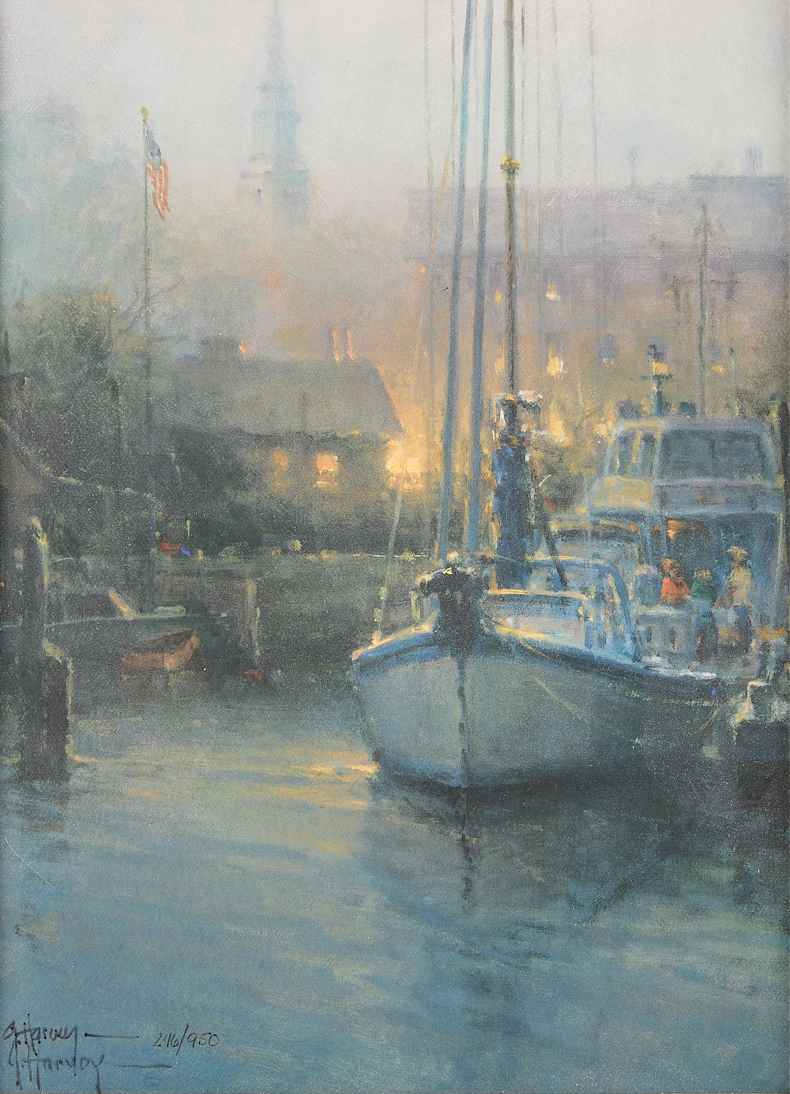G. Harvey "Harbor Mist" Giclee (1 of 6)