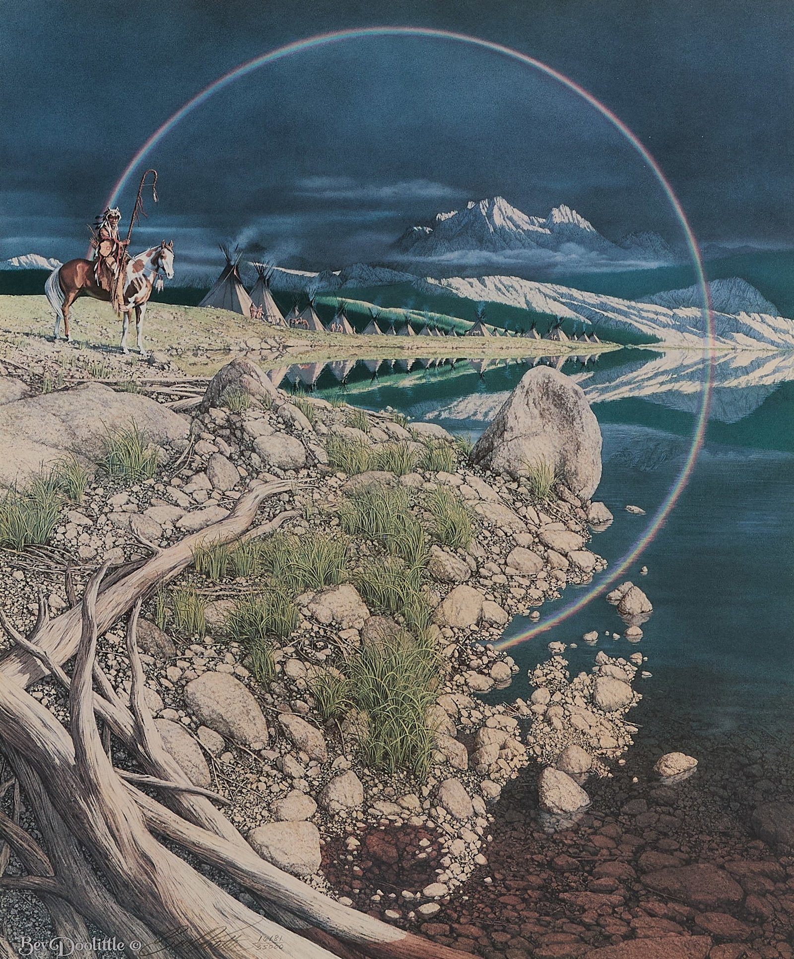 Bev Doolittle "The Sentinel" S/N Lithograph Print (1 of 6)