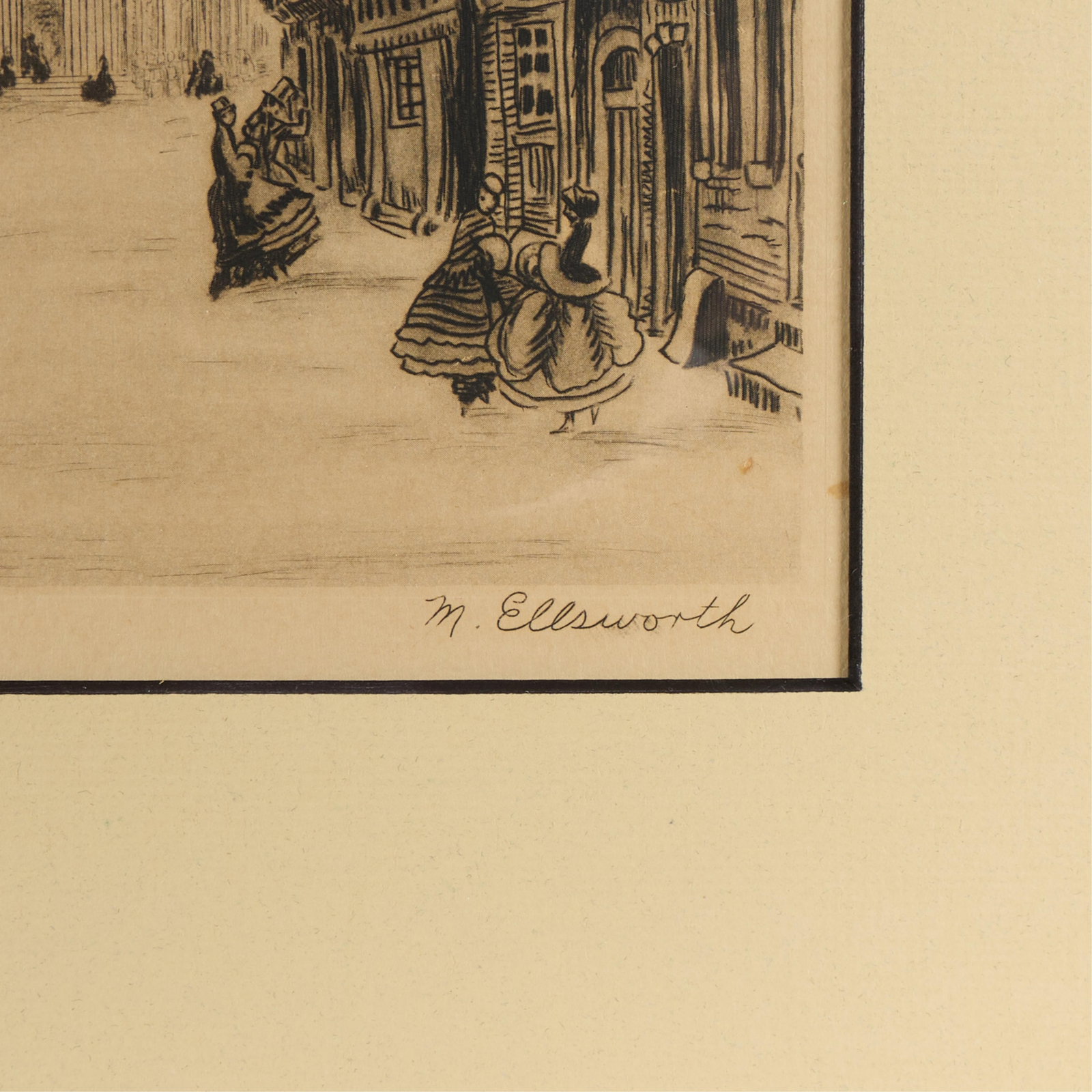 Mary Ellsworth "Cathedral in Brittany" Etching - 3