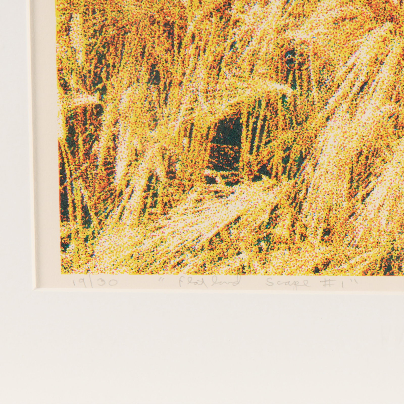 Larry Stark "Flatland Scape #1" Serigraph 1981 - 2