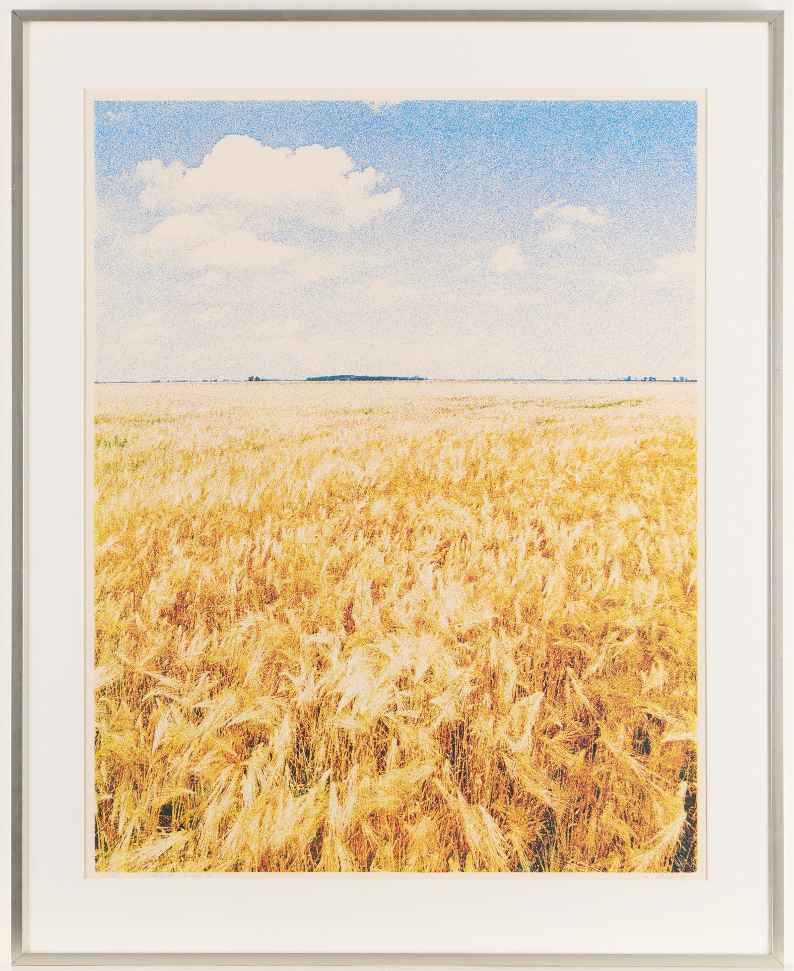 Larry Stark "Flatland Scape #1" Serigraph 1981 - 4
