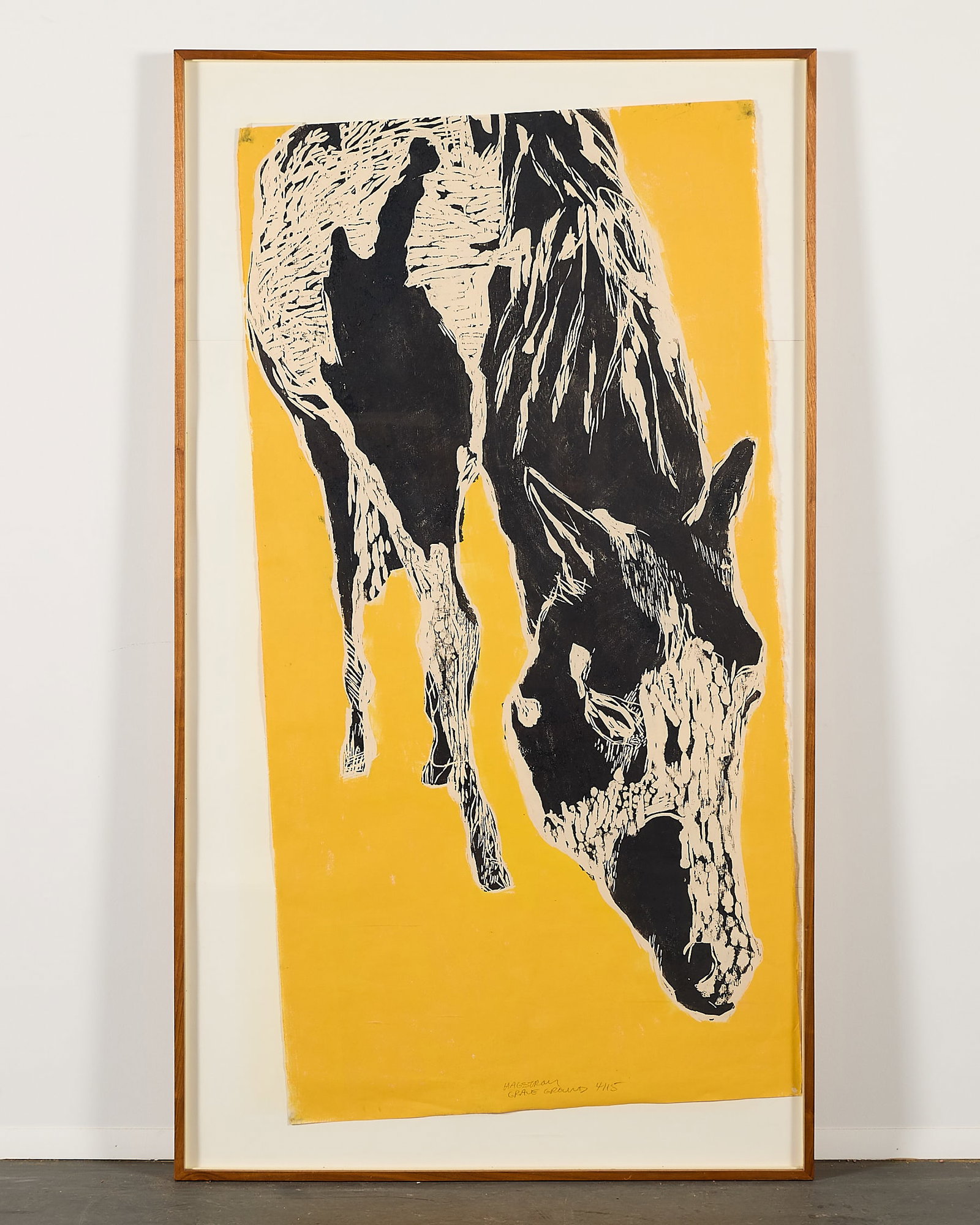 Large Fred Hagstrom "Grave Ground" Woodcut (1 of 6)
