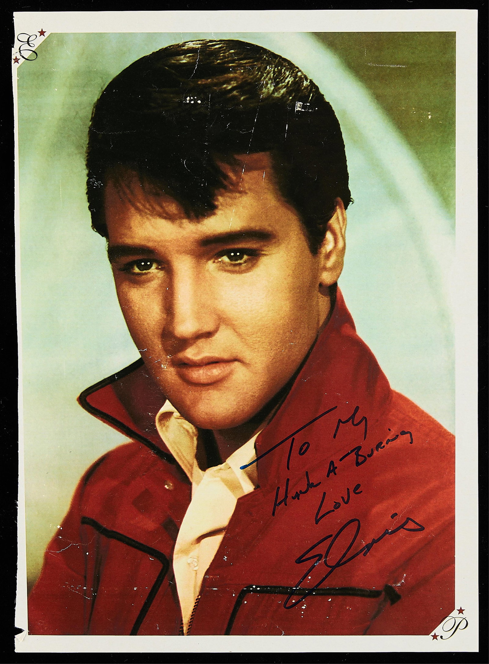 Signed Elvis Presley Magazine Journal Photograph (1 of 4)