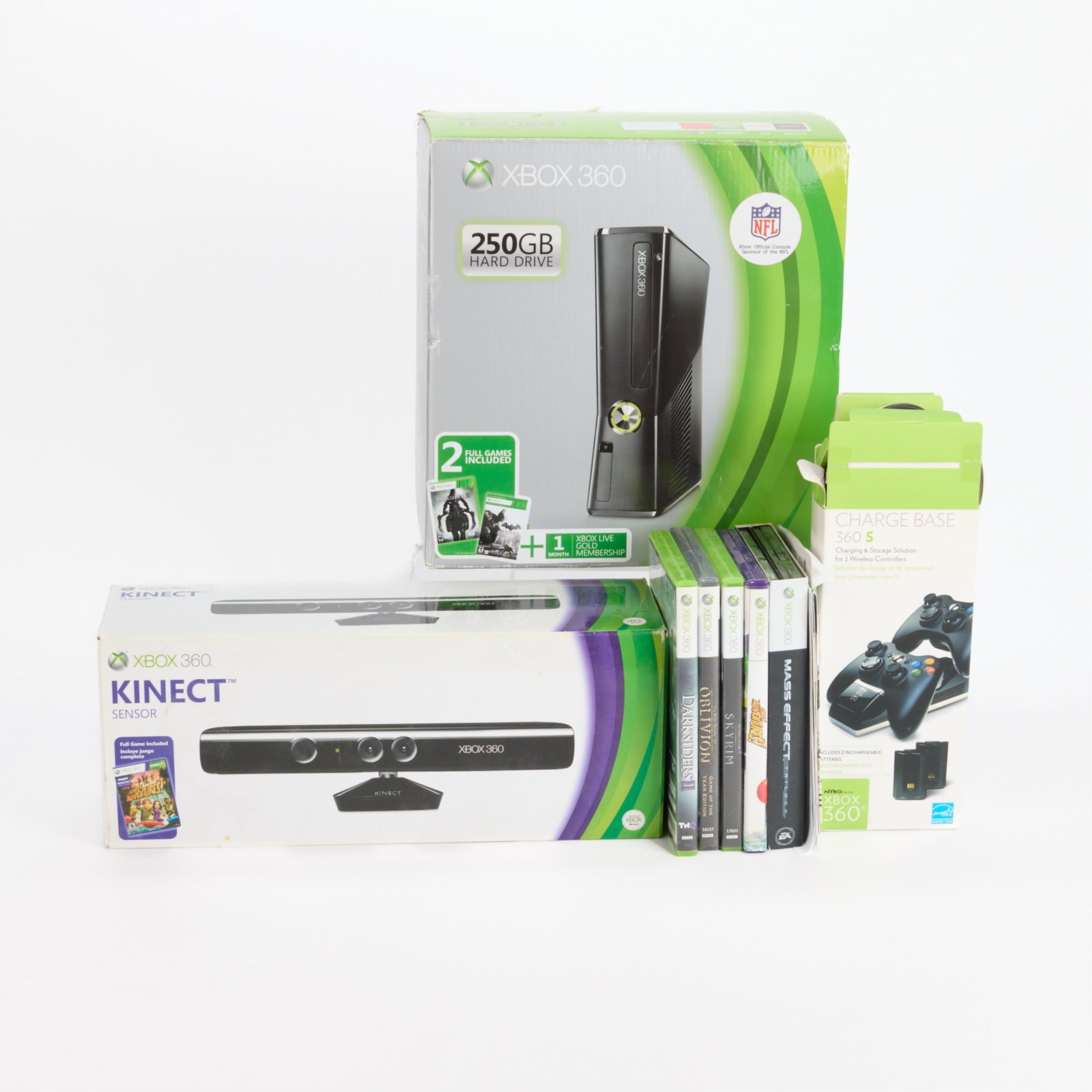 10 pcs X-Box 360 Gaming Console & Accessories (1 of 3)