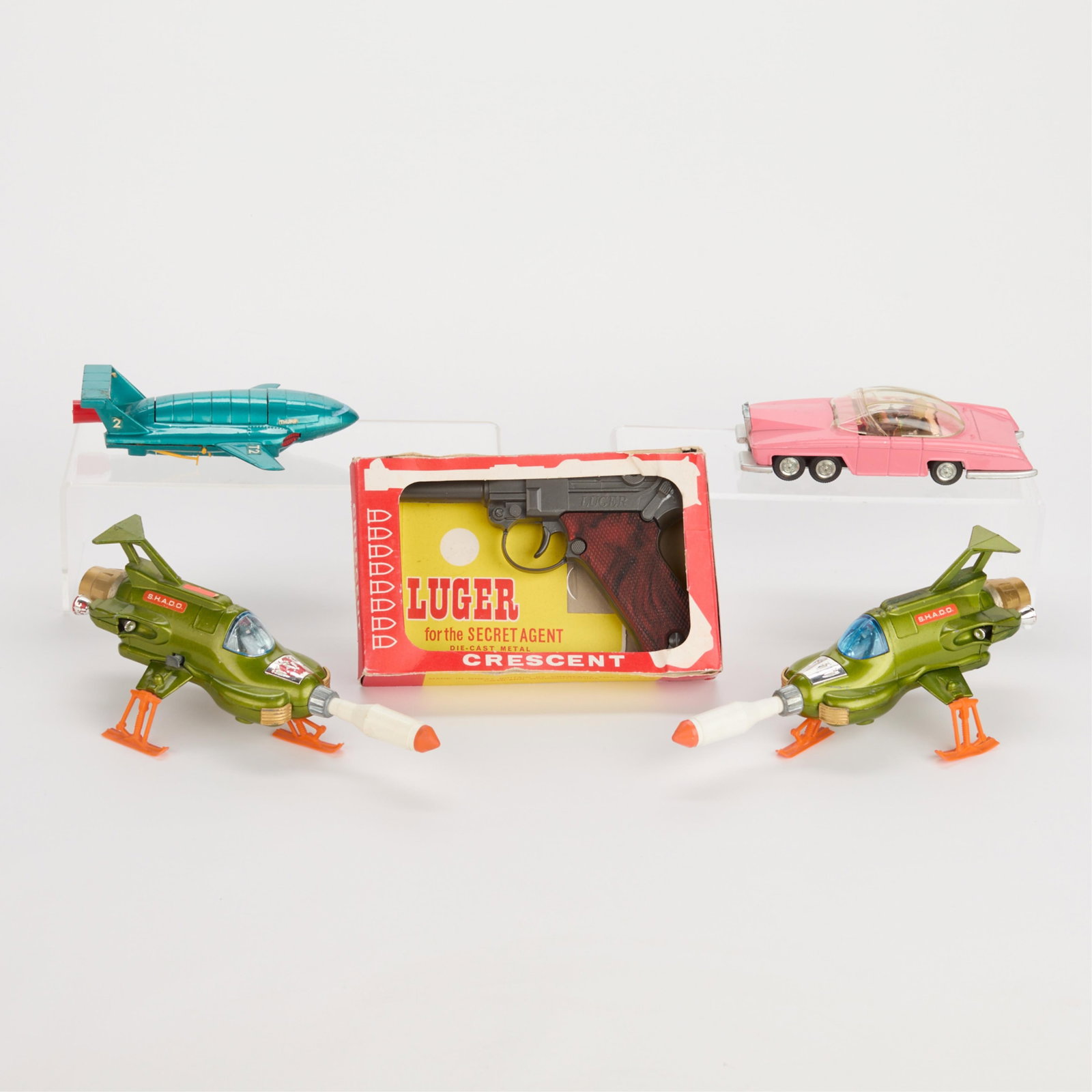 5 Vintage Toys Incl. Dinky Toys & Crescent Luger (1 of 4)