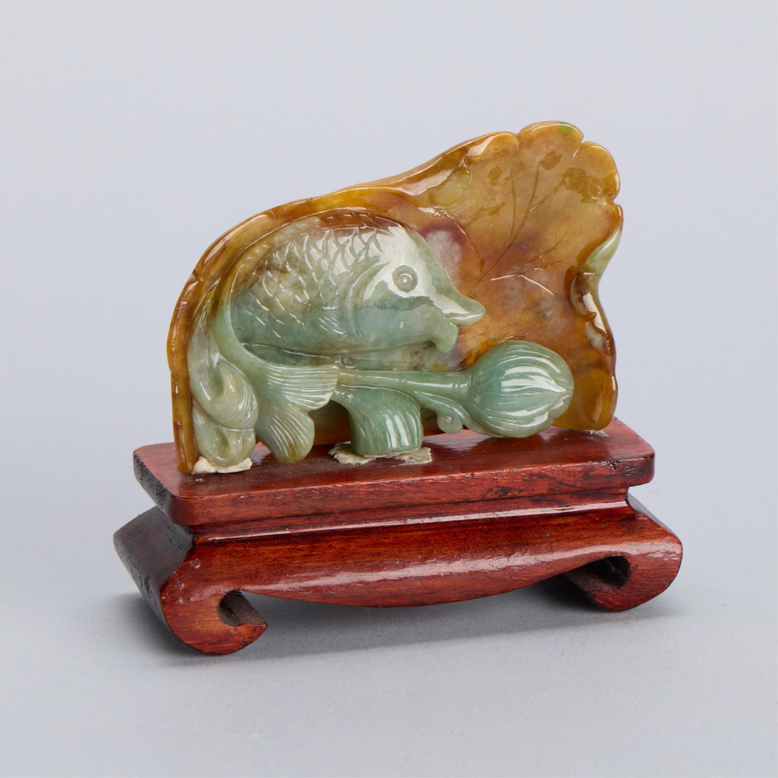 Chinese Jade Carving of Fish (1 of 6)