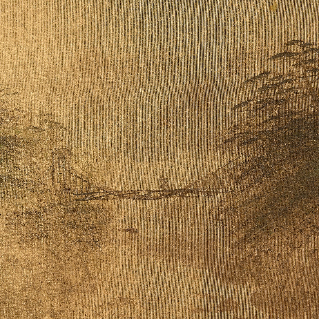 4-Panel Chinese Table Screen - 3