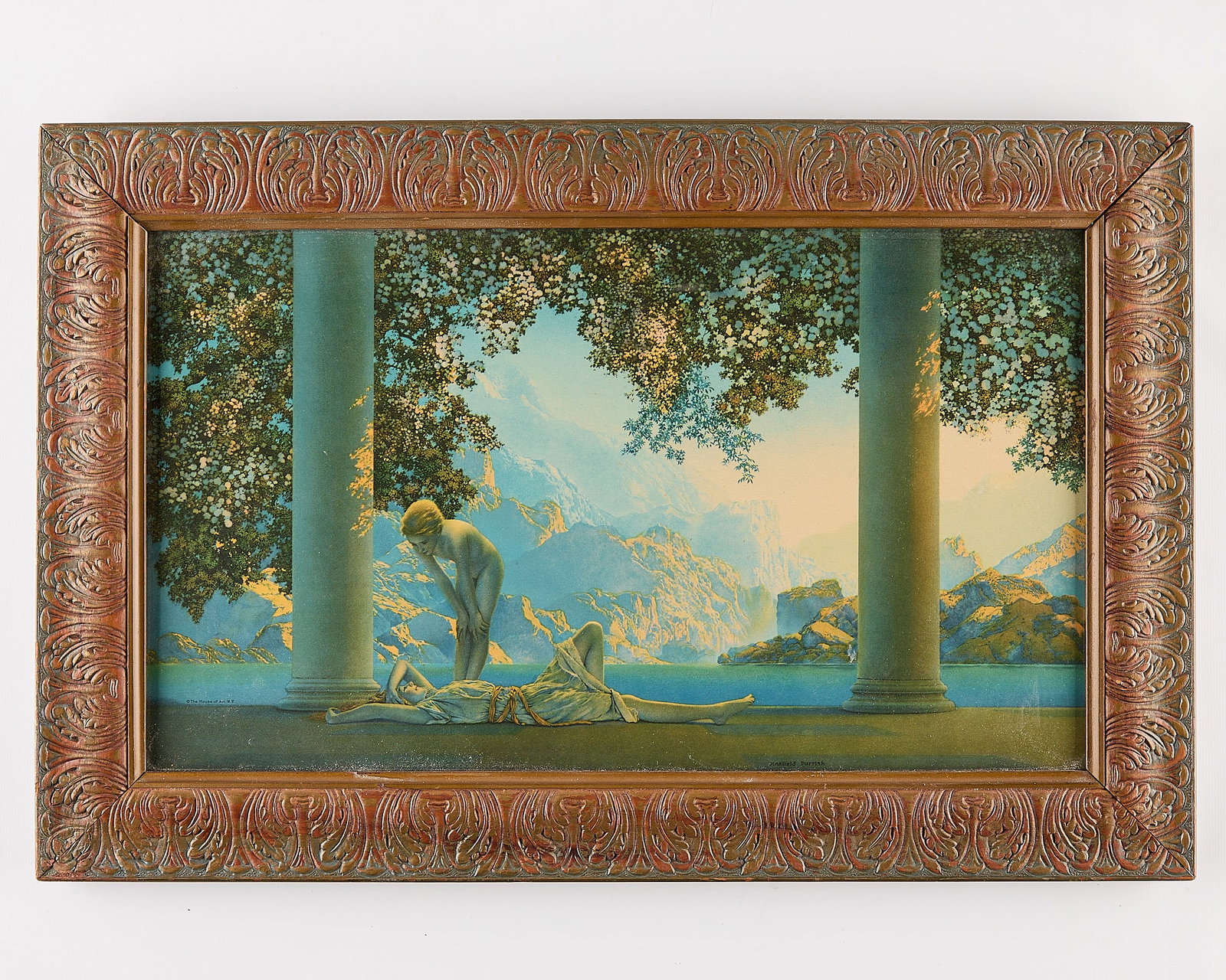 Maxfield Parrish "Daybreak" Lithograph - 2