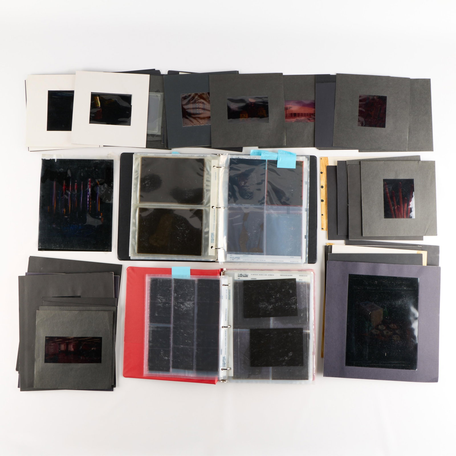 Large Archival Collection of Ted Volante Photographic Color Negatives: Large archive or collection of Ted Volante color photo negatives. Including negatives depicting commercial and advertising photography; theatrical actors, including local Guthrie performers, models, n