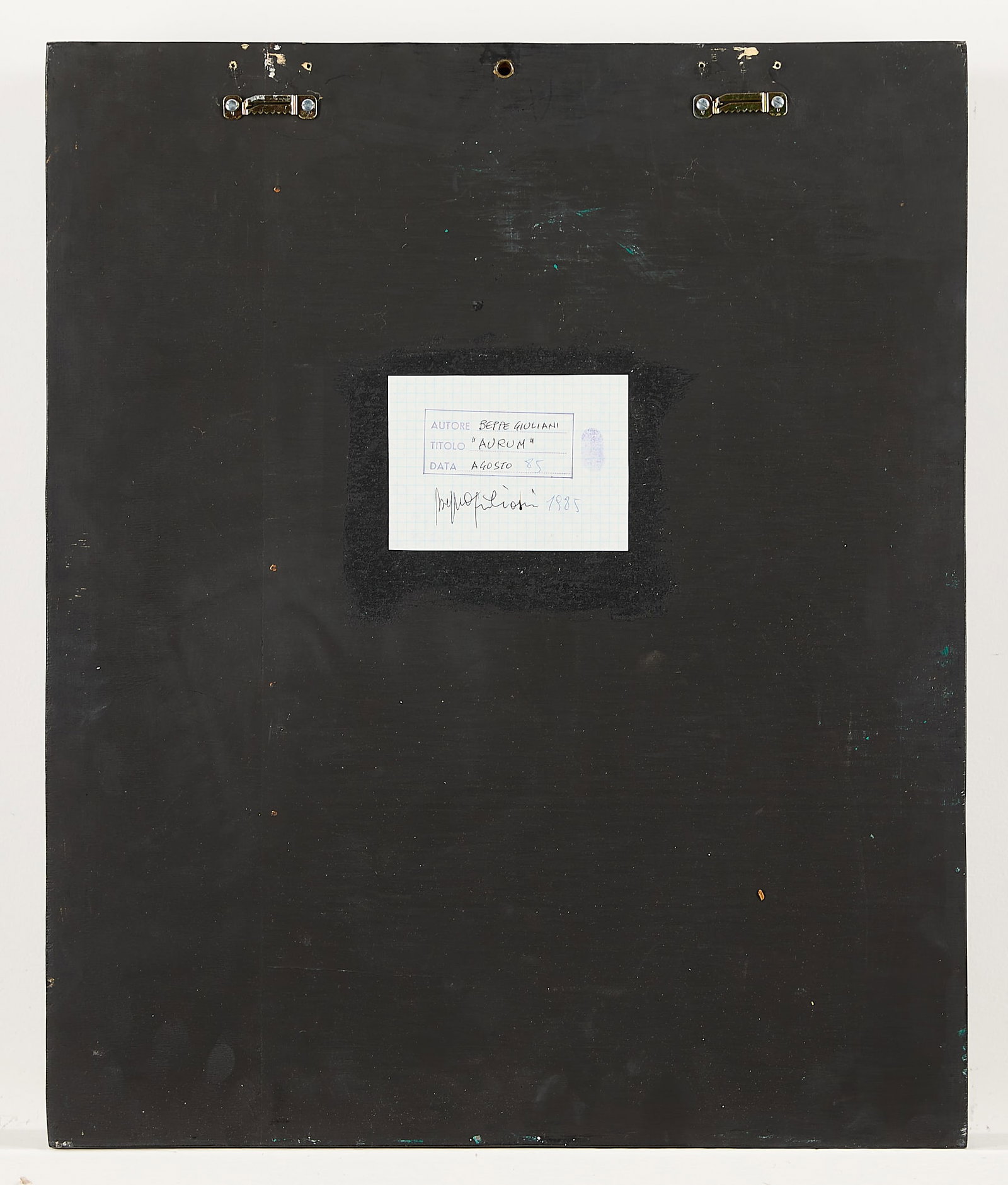 Beppe Giuliani "Aurum" 3-D Shadow Box 1985 - 10