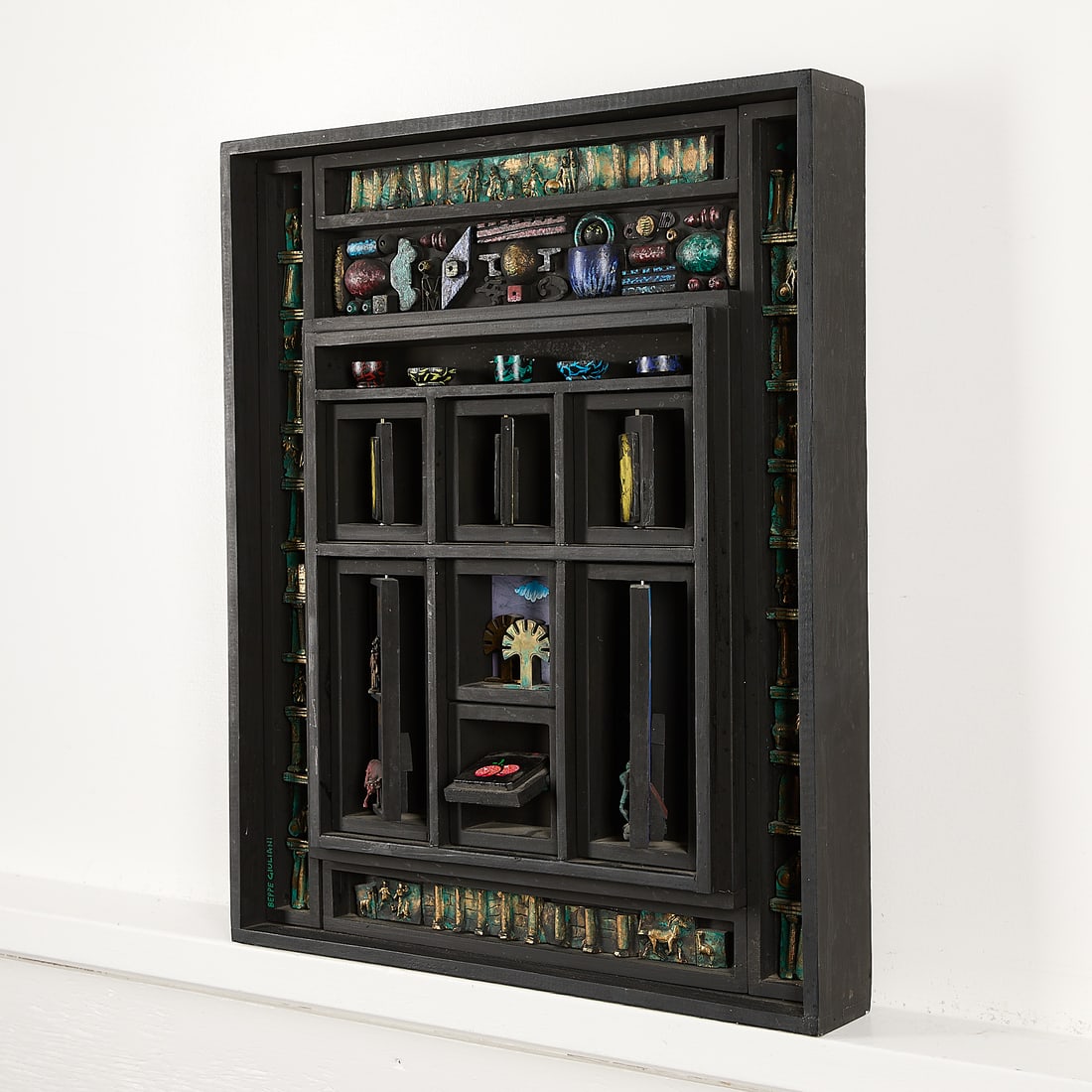 Beppe Giuliani "Aurum" 3-D Shadow Box 1985 - 4