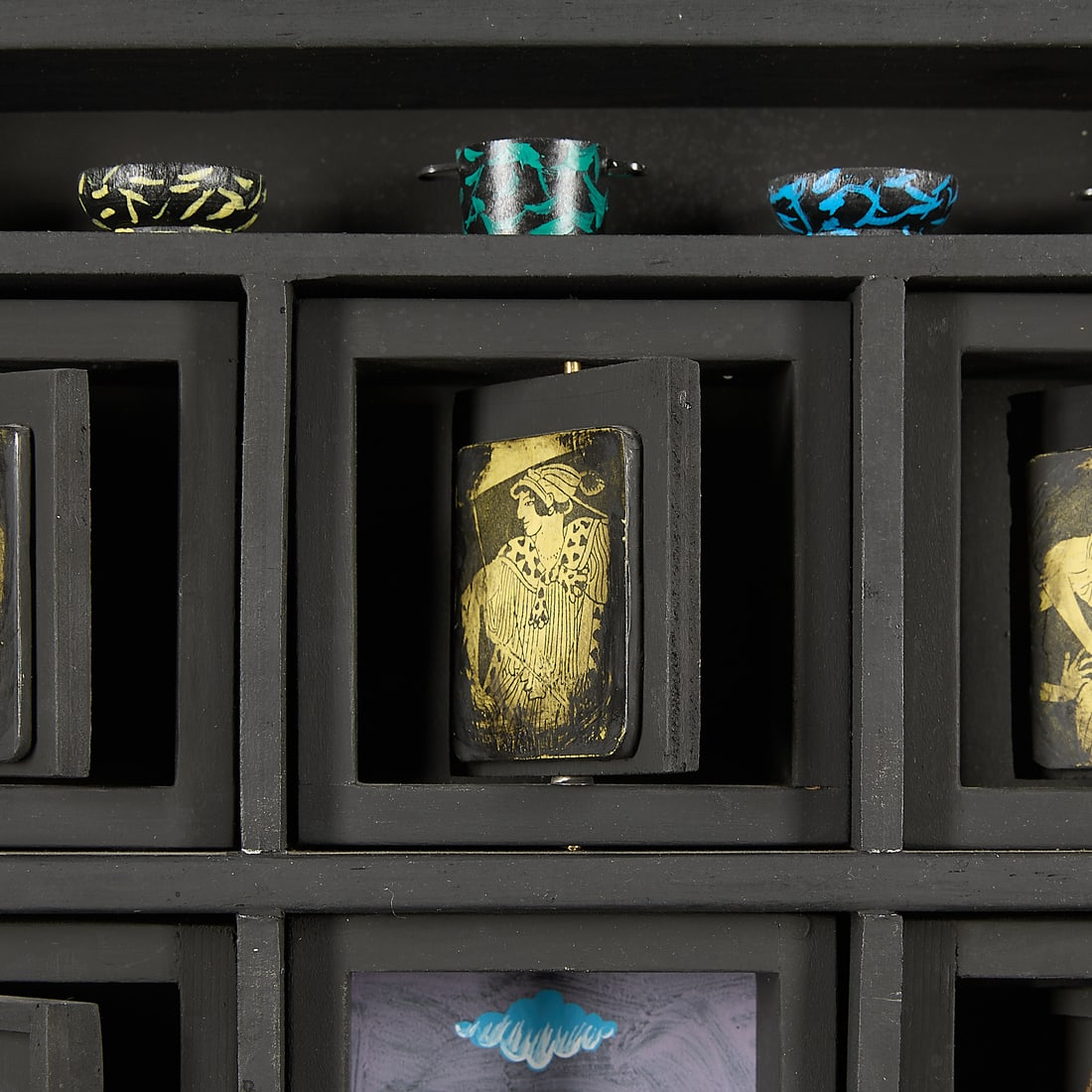 Beppe Giuliani "Aurum" 3-D Shadow Box 1985 - 5