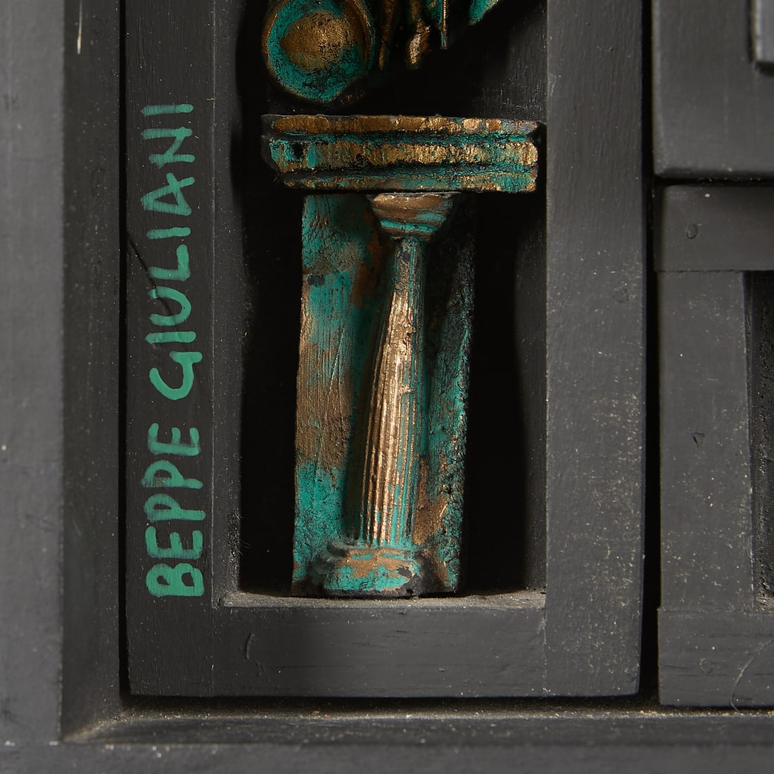 Beppe Giuliani "Aurum" 3-D Shadow Box 1985 - 6